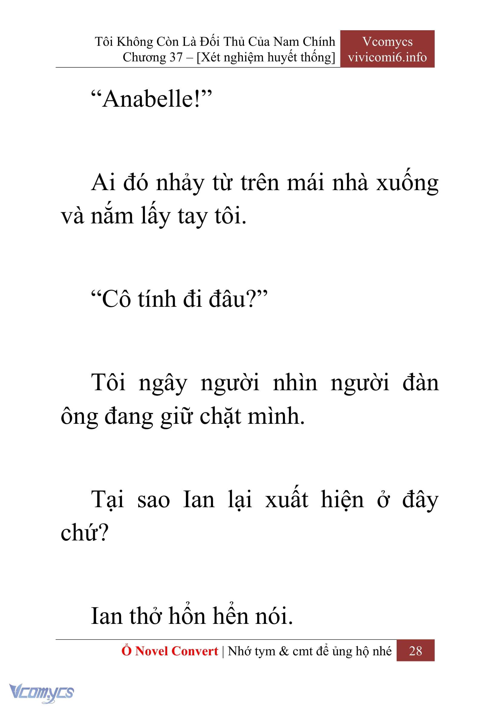 [Novel] Tôi Không Còn Là Đối Thủ Của Nam Chính Chap 37 - Trang 2
