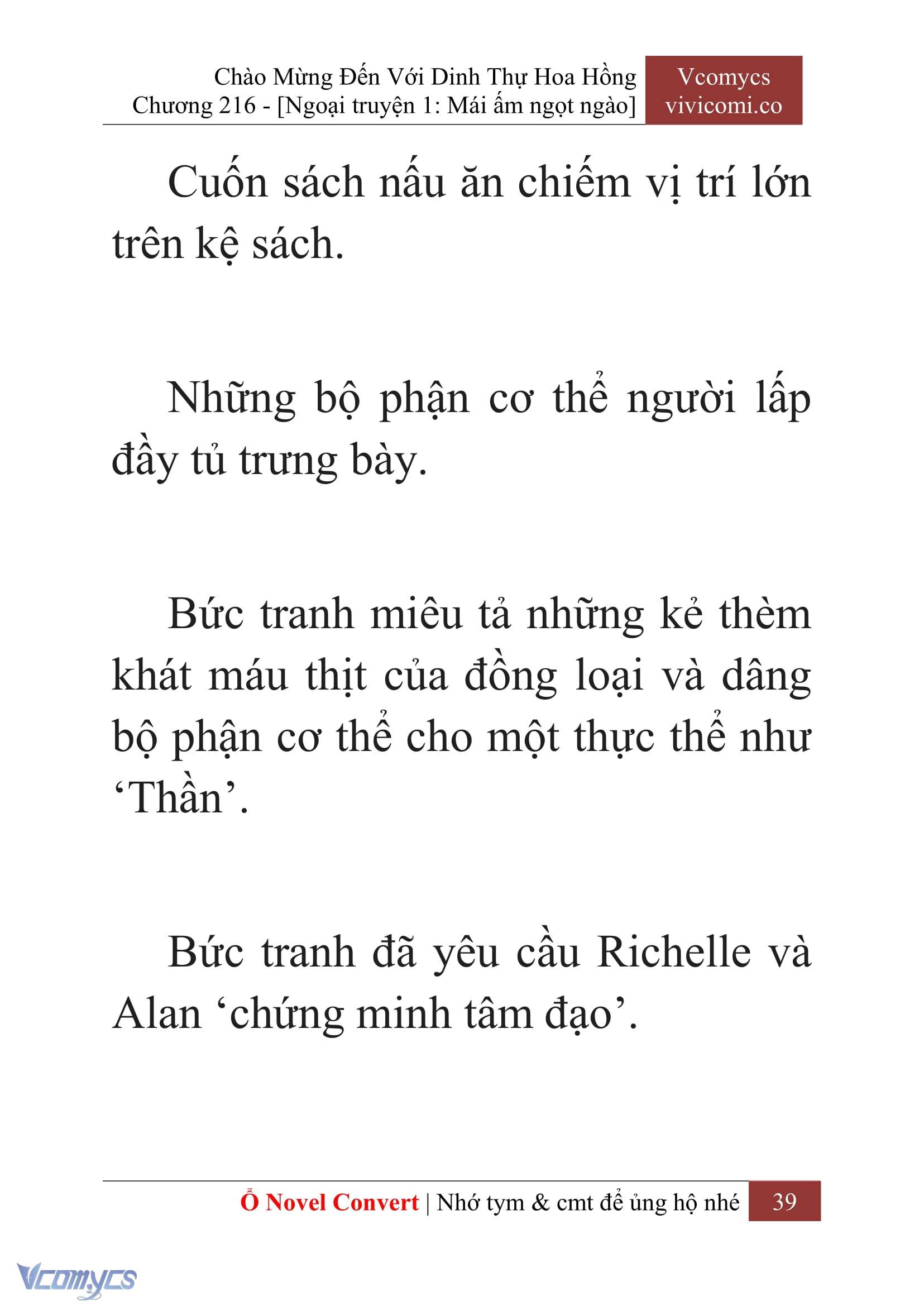 [Novel] Chào Mừng Đến Với Dinh Thự Hoa Hồng Chap 216 - Trang 2