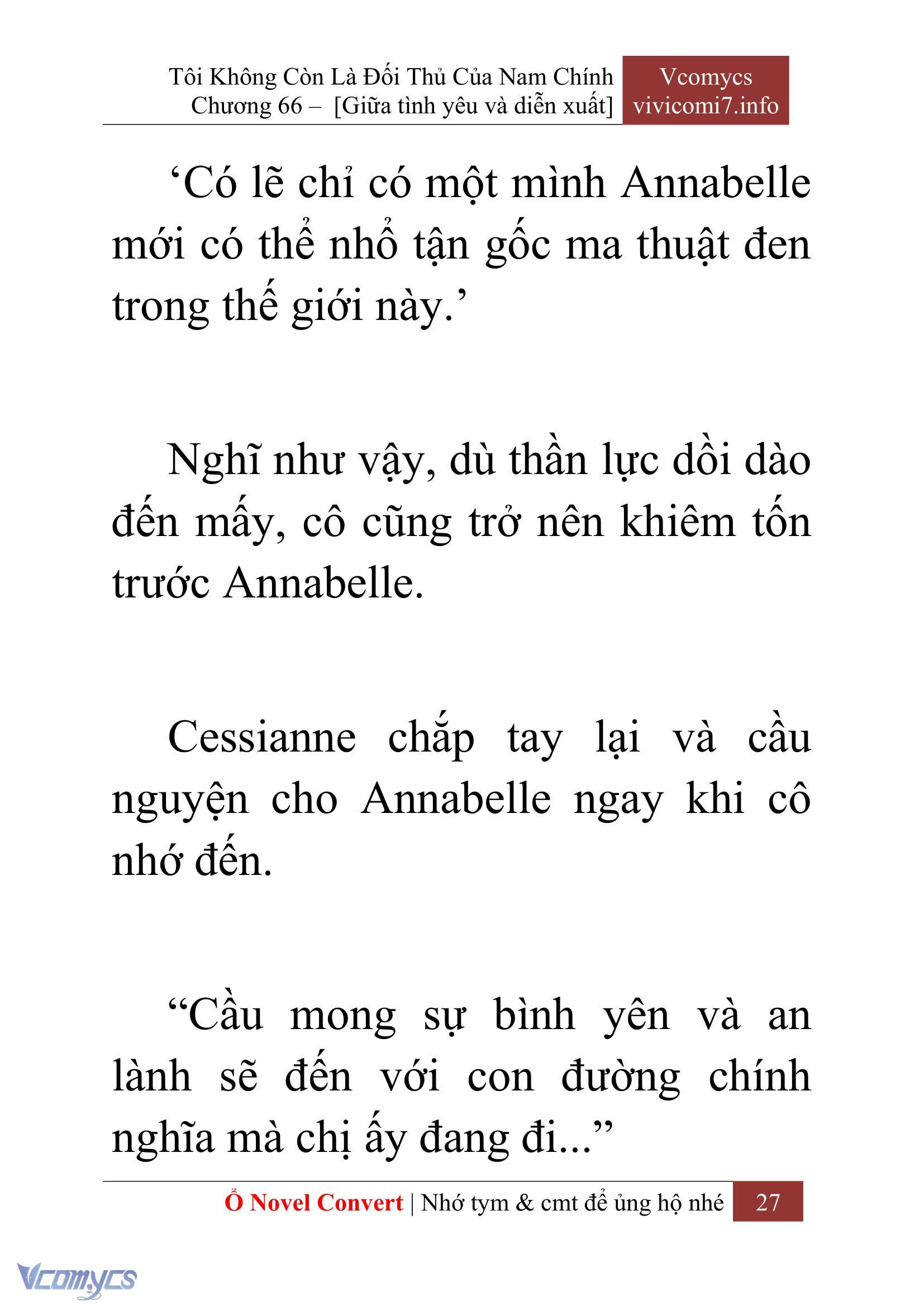 [Novel] Tôi Không Còn Là Đối Thủ Của Nam Chính Chap 66 - Trang 2