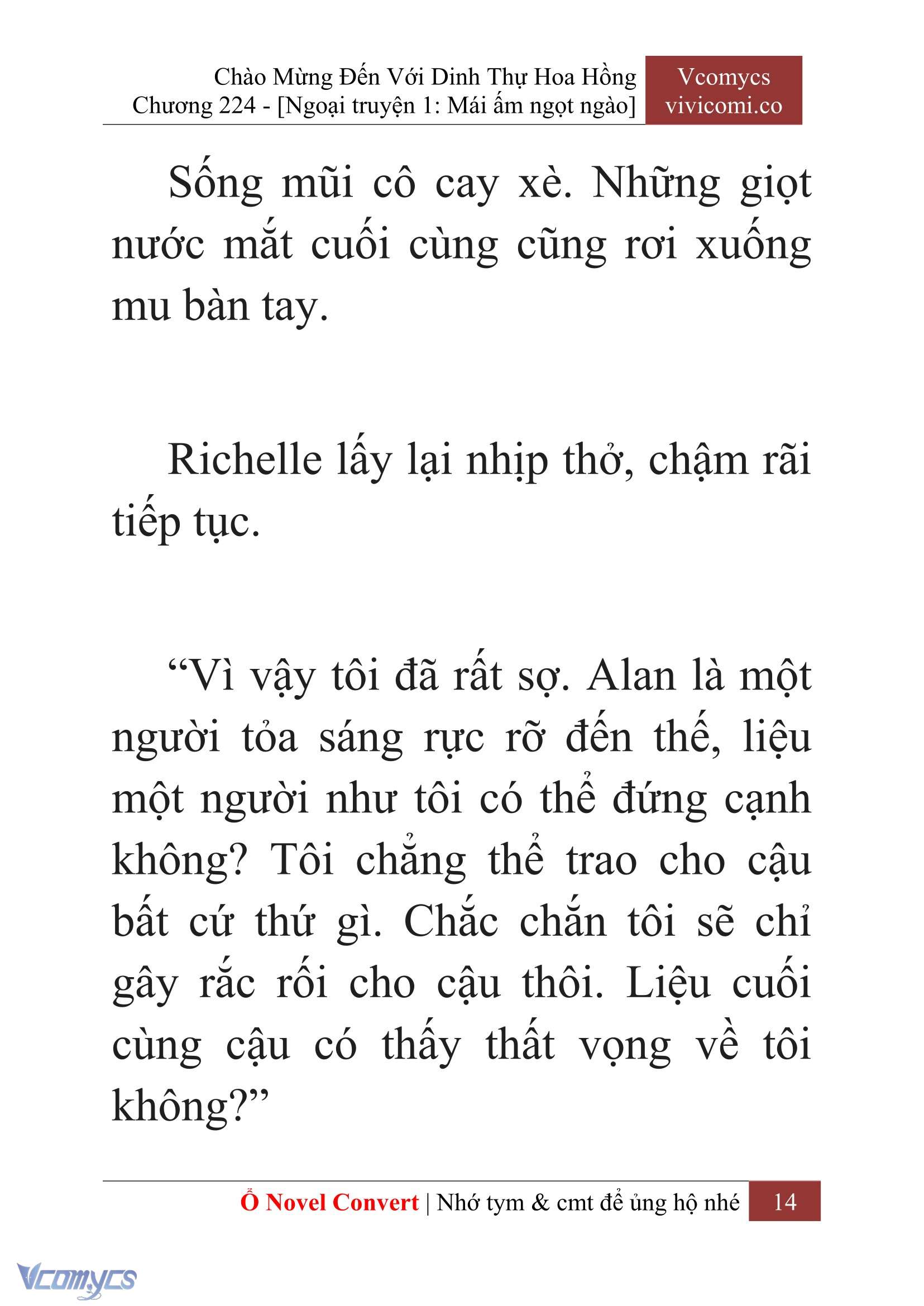 [Novel] Chào Mừng Đến Với Dinh Thự Hoa Hồng Chap 224 - Trang 2