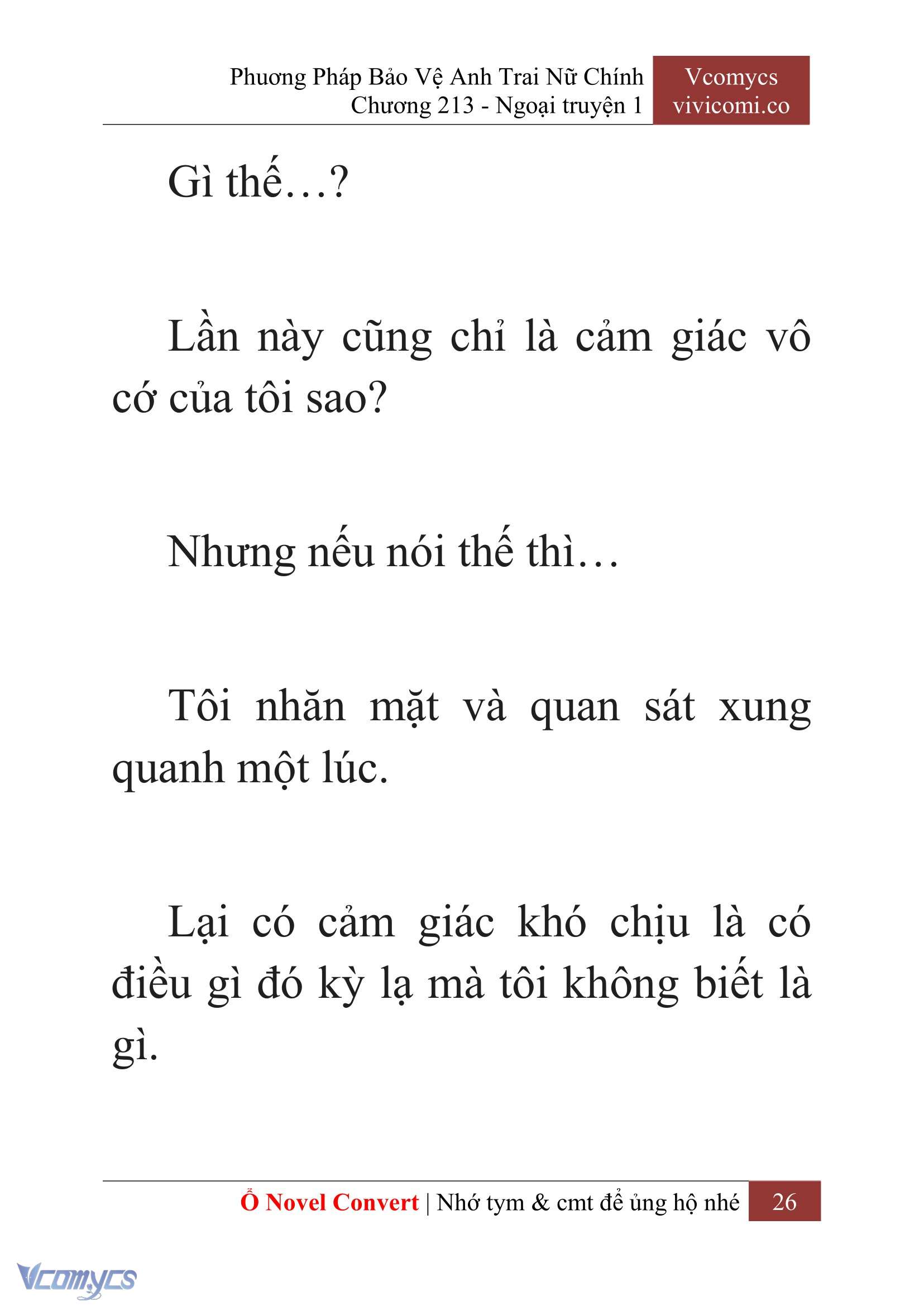[Novel] Phương Pháp Bảo Vệ Anh Trai Nữ Chính Chap 213 - Trang 2
