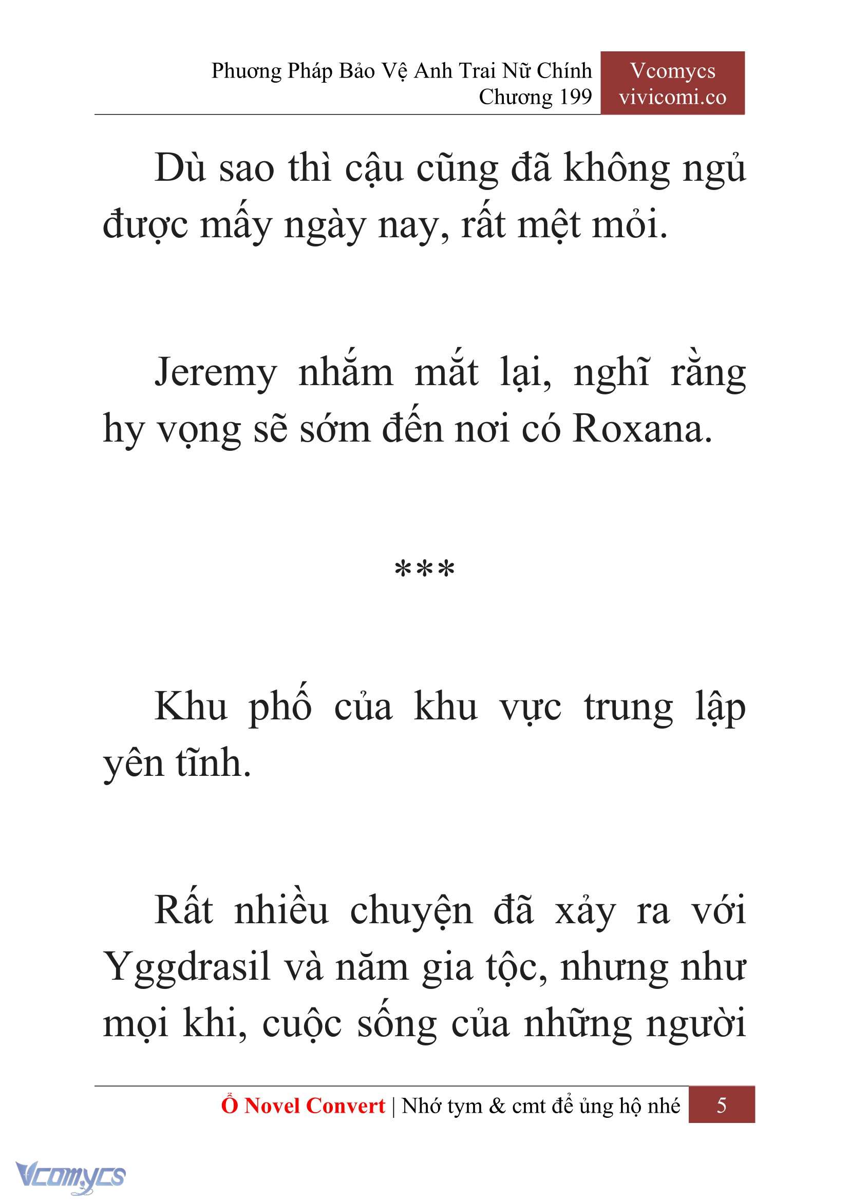 [Novel] Phương Pháp Bảo Vệ Anh Trai Nữ Chính Chap 199 - Trang 2