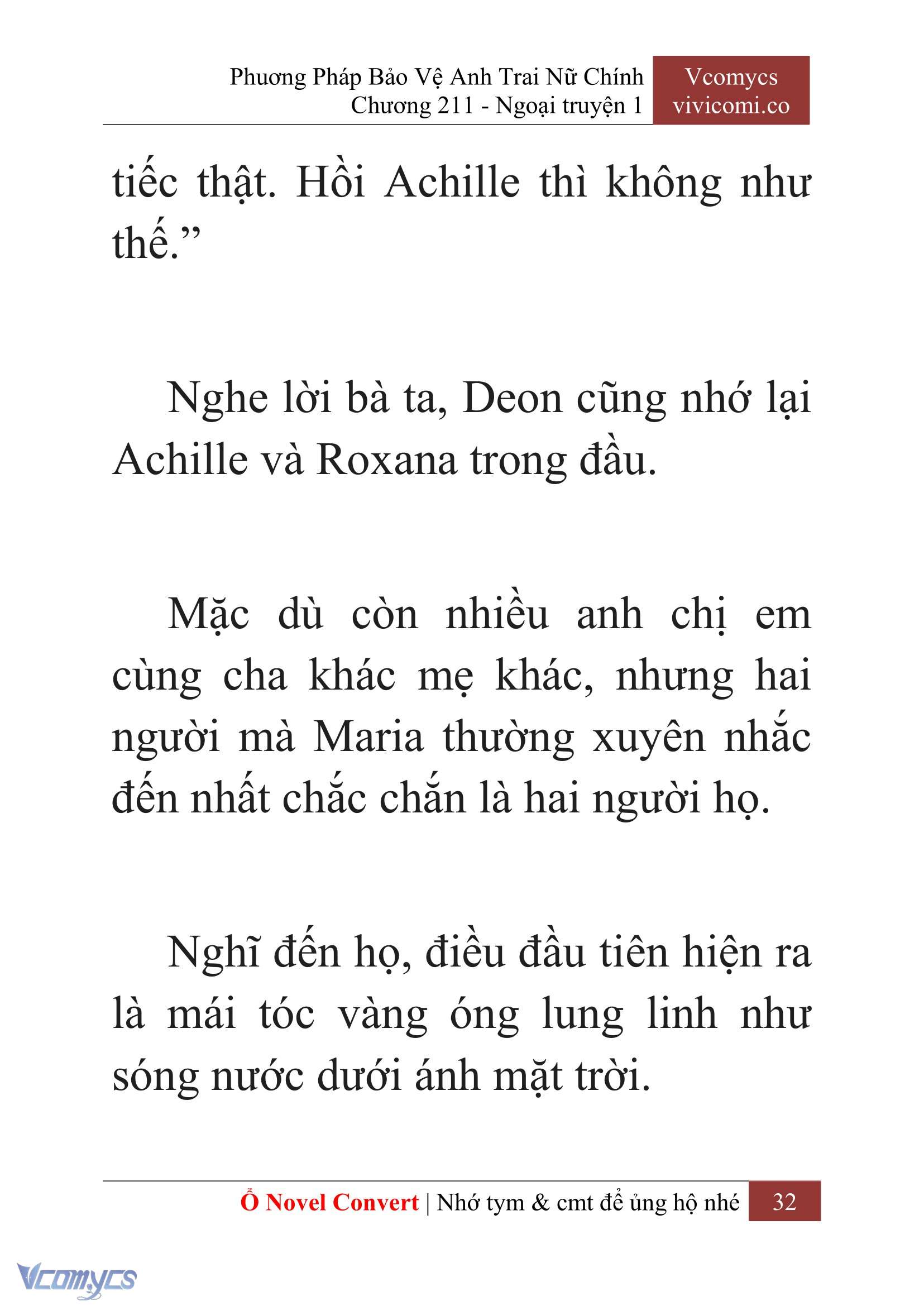 [Novel] Phương Pháp Bảo Vệ Anh Trai Nữ Chính Chap 211 - Trang 2