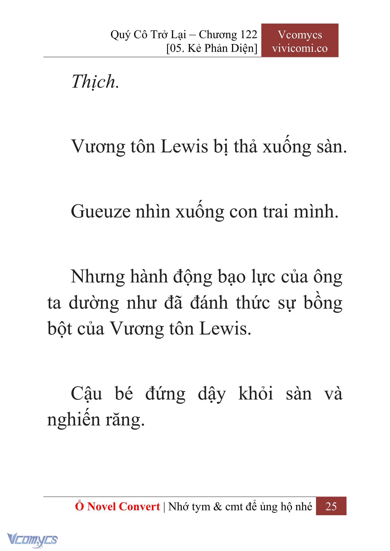 [Novel] Quý Cô Trở Lại Chap 122 - Trang 2