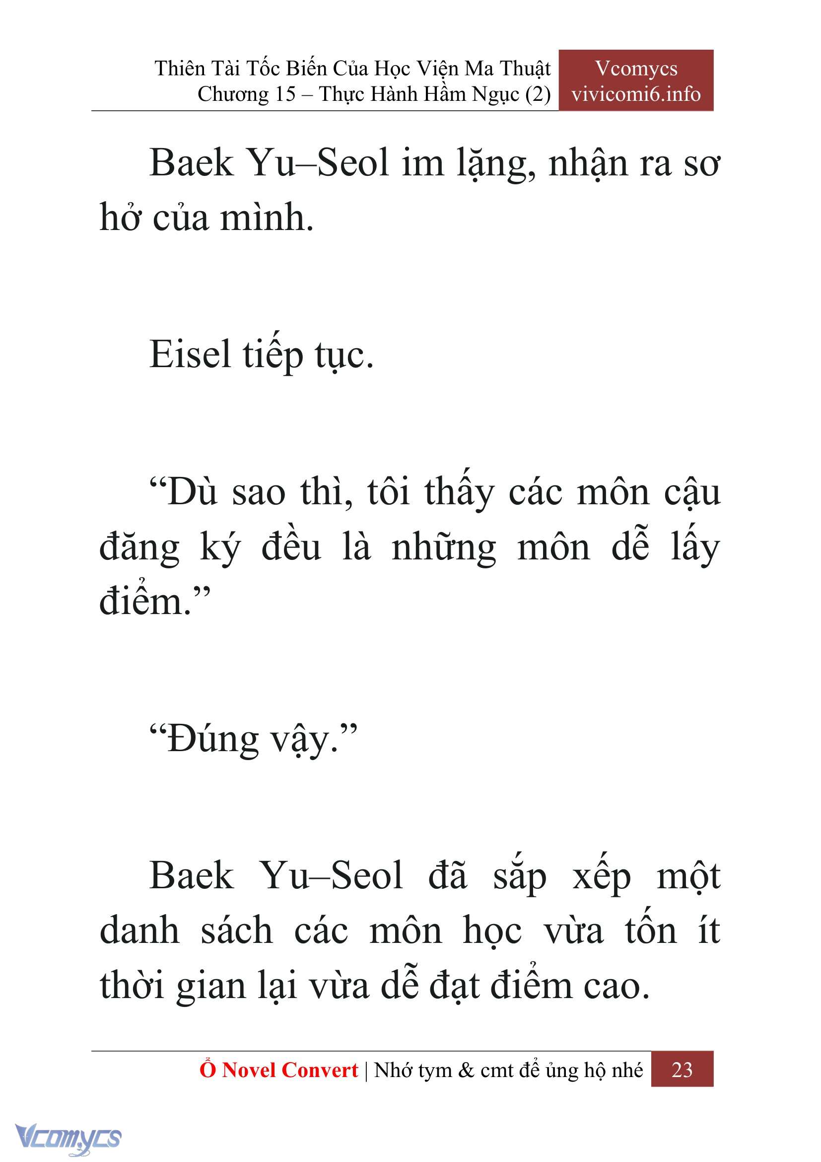 [Novel] Thiên Tài Tốc Biến Của Học Viện Ma Thuật Chap 15 - Trang 2