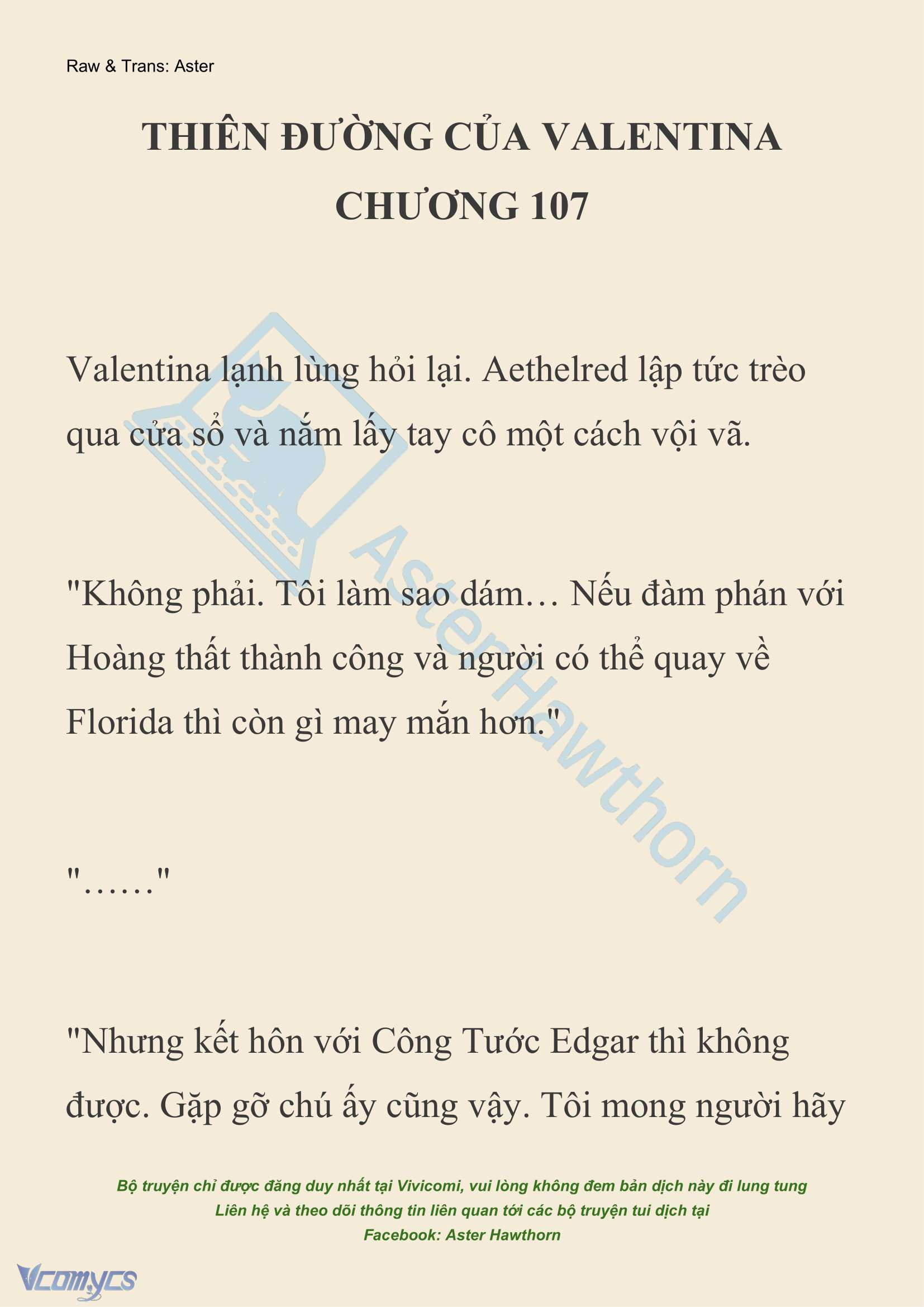 [NOVEL] Thiên Đường Của Valentina Chap 107 - Trang 2