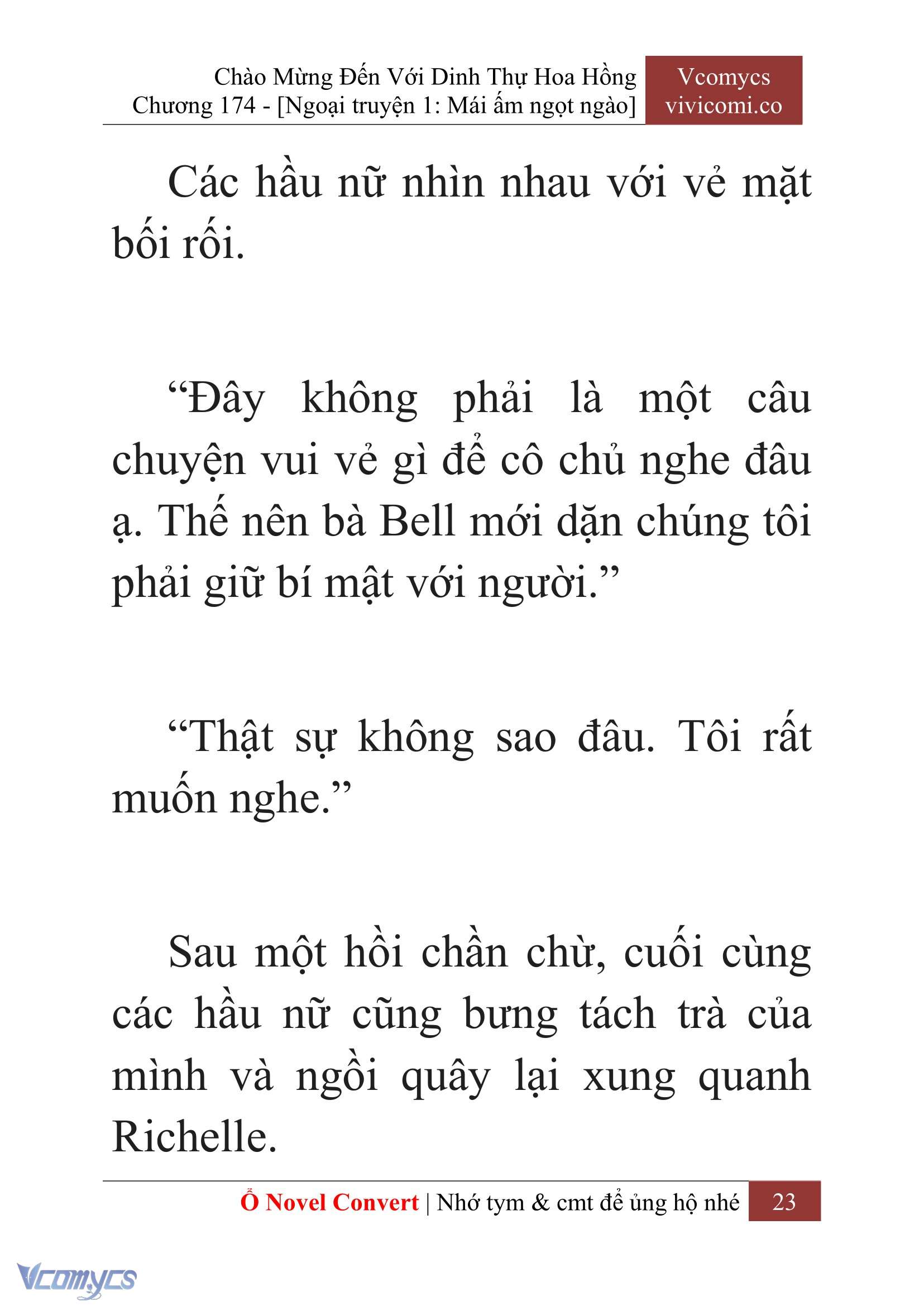 [Novel] Chào Mừng Đến Với Dinh Thự Hoa Hồng Chap 174 - Trang 2