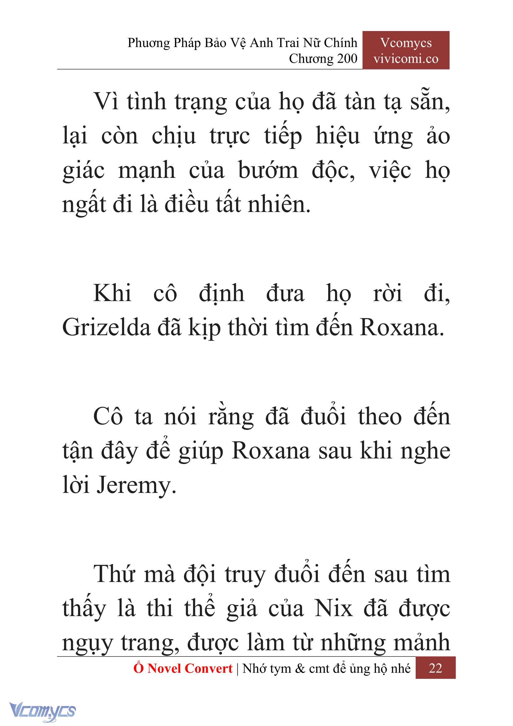 [Novel] Phương Pháp Bảo Vệ Anh Trai Nữ Chính Chap 200 - Trang 2