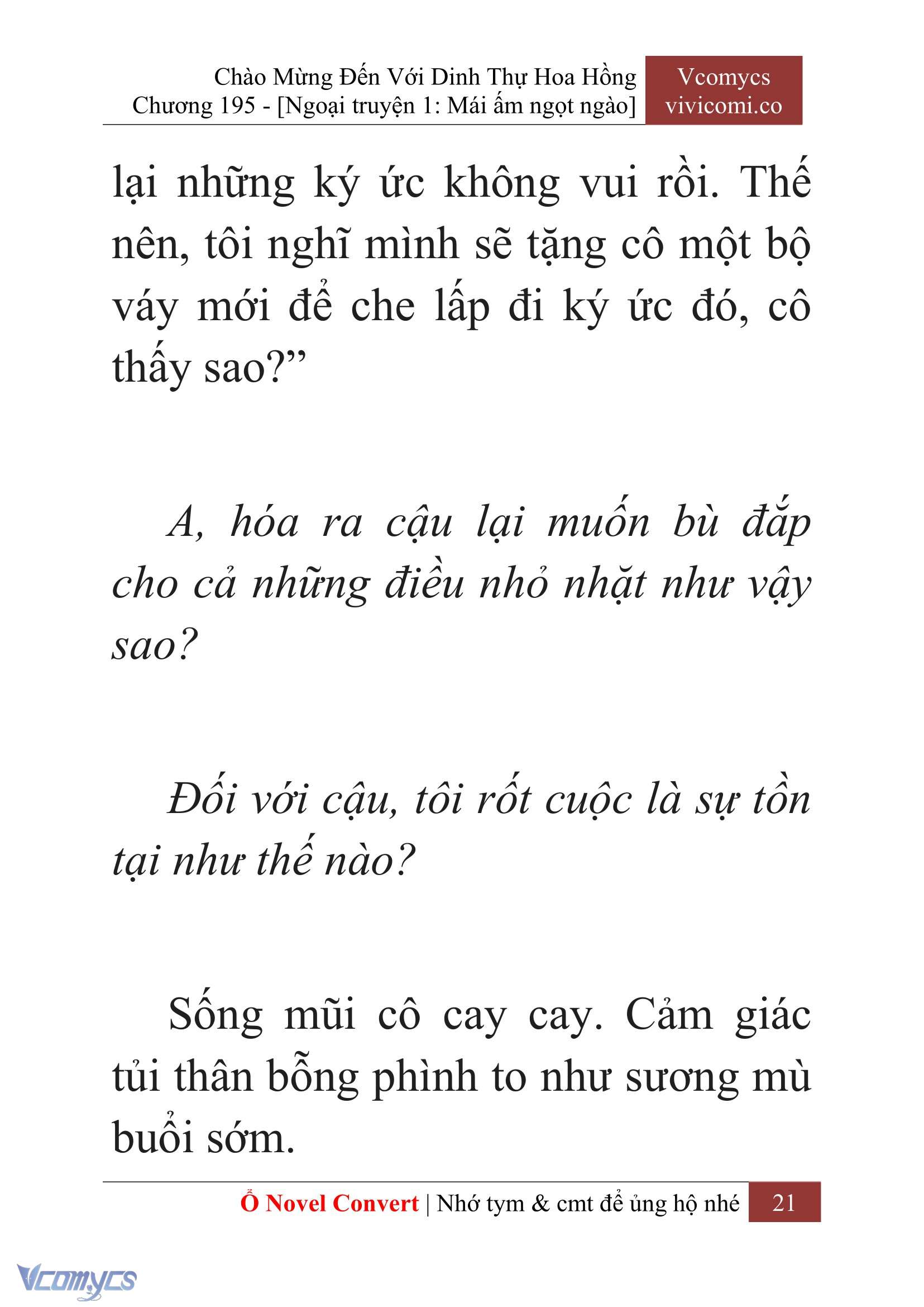 [Novel] Chào Mừng Đến Với Dinh Thự Hoa Hồng Chap 195 - Trang 2