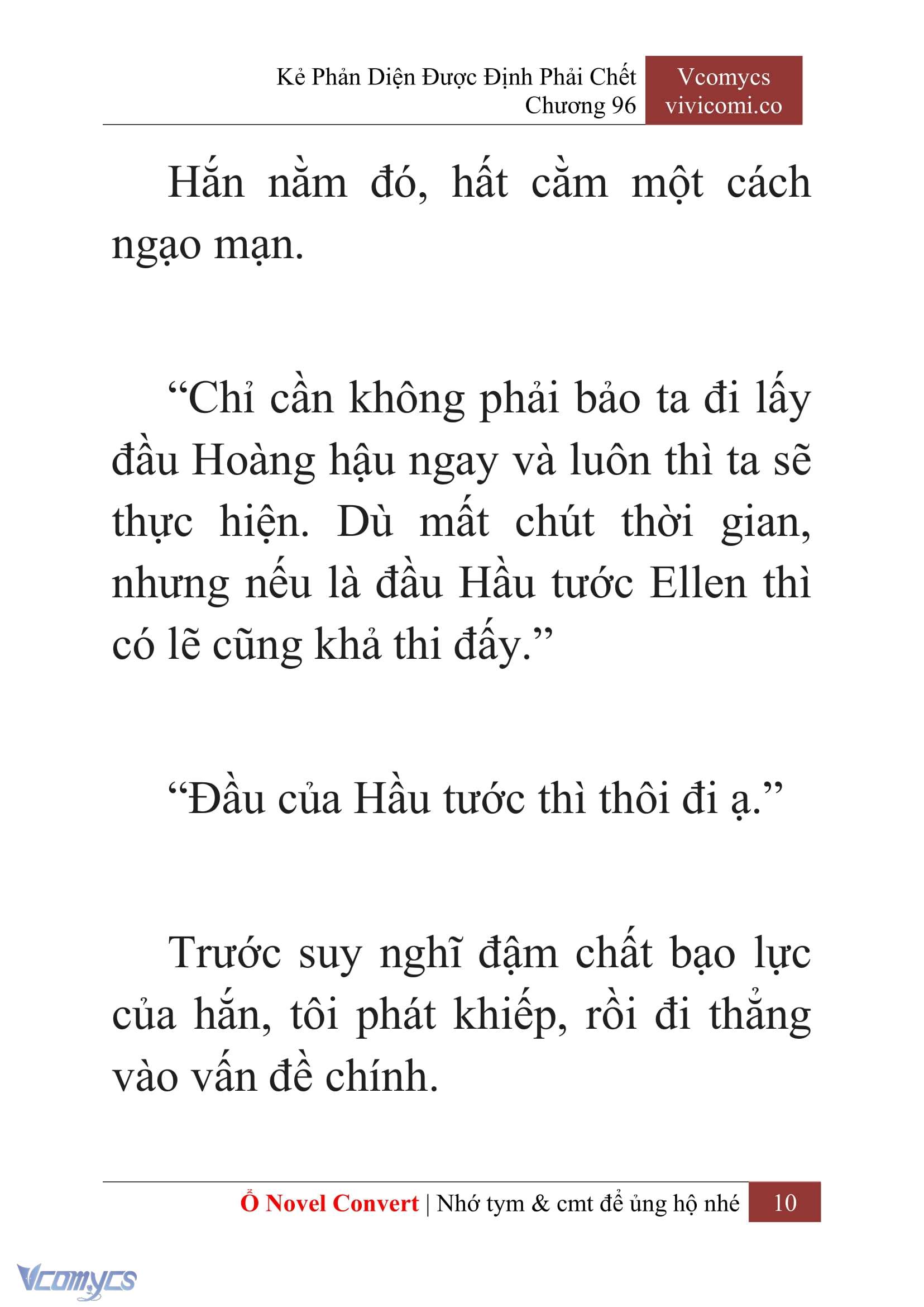 [Novel] Kẻ Phản Diện Được Định Phải Chết Chap 96 - Trang 2