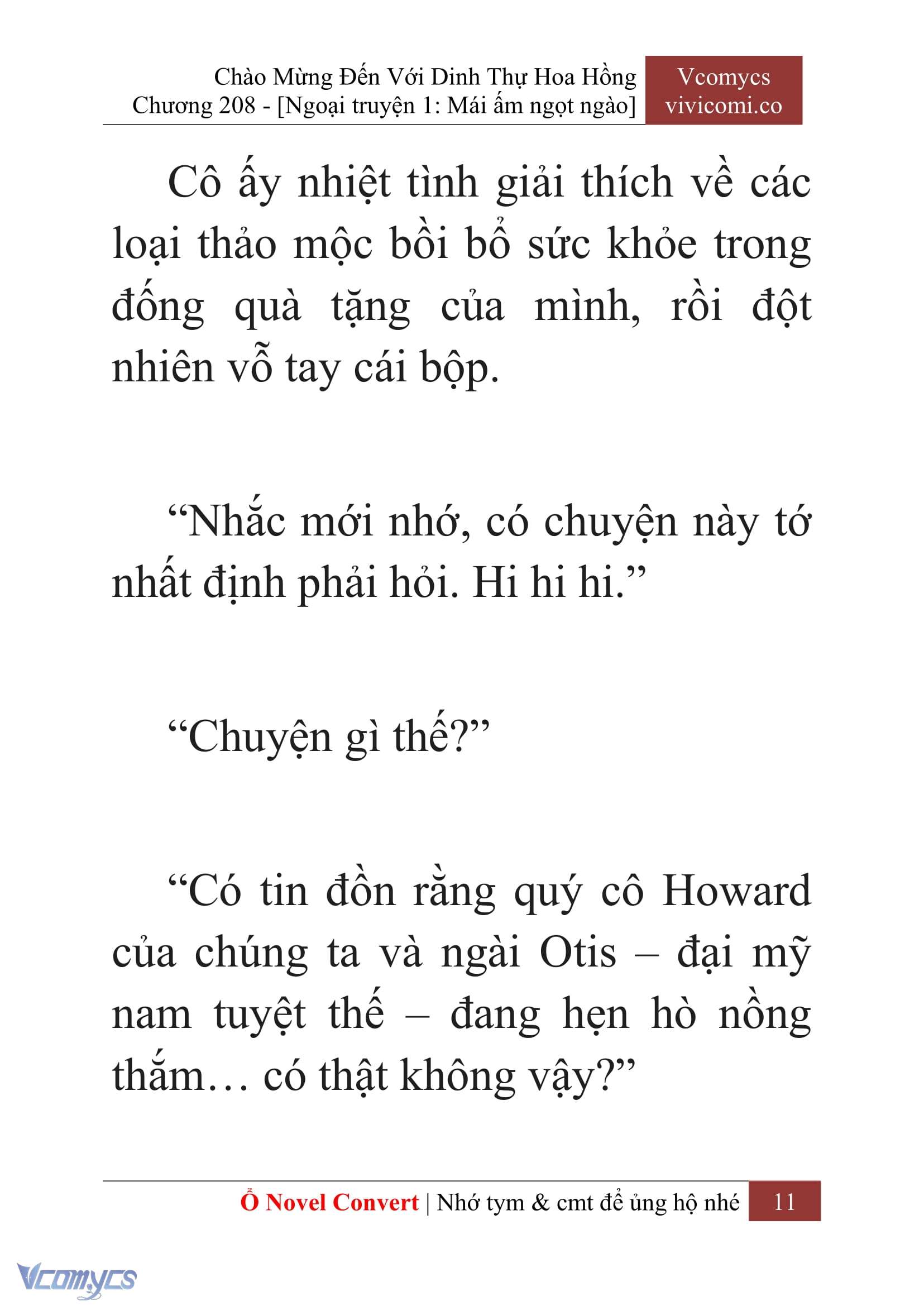 [Novel] Chào Mừng Đến Với Dinh Thự Hoa Hồng Chap 208 - Trang 2