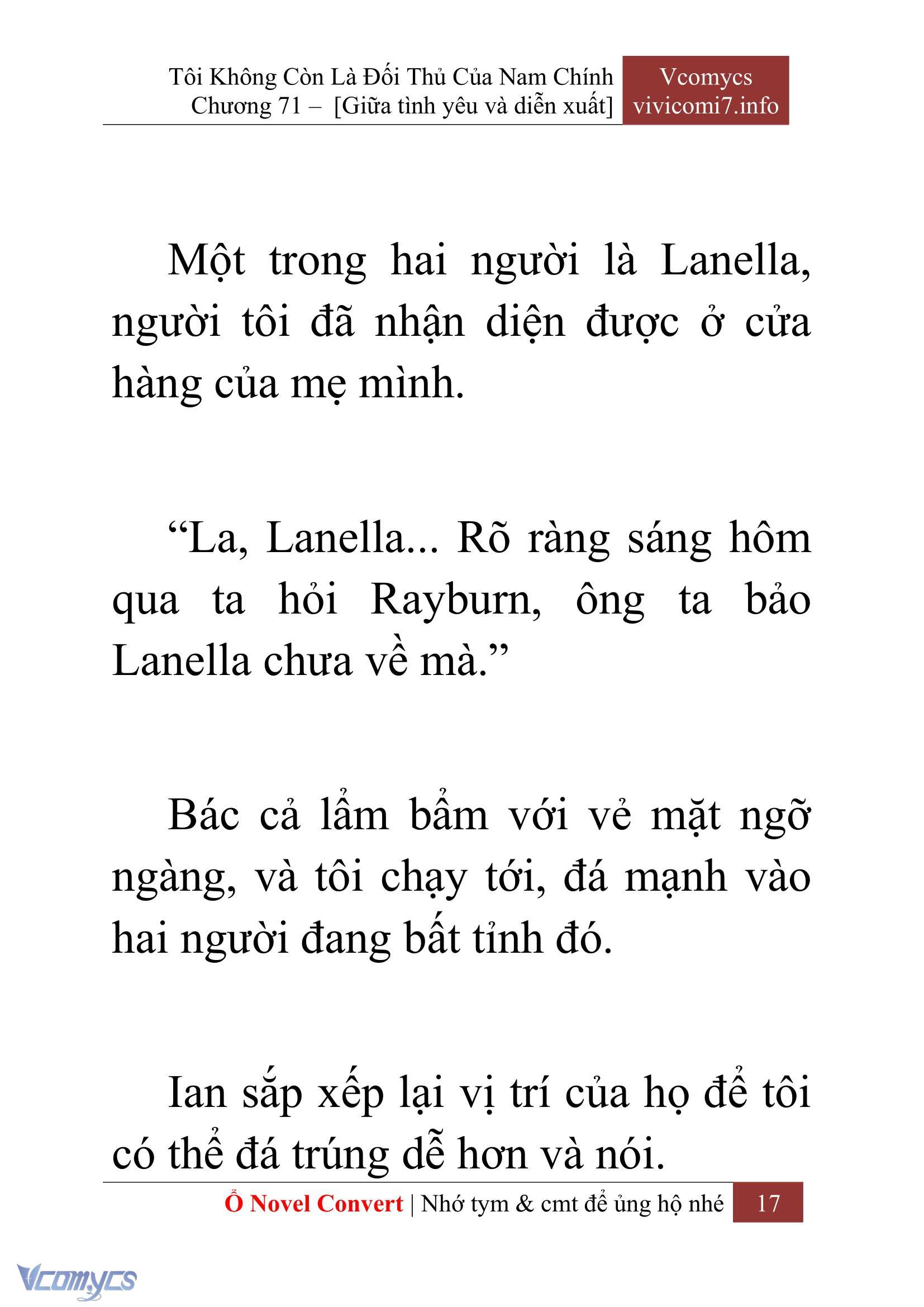 [Novel] Tôi Không Còn Là Đối Thủ Của Nam Chính Chap 71 - Trang 2