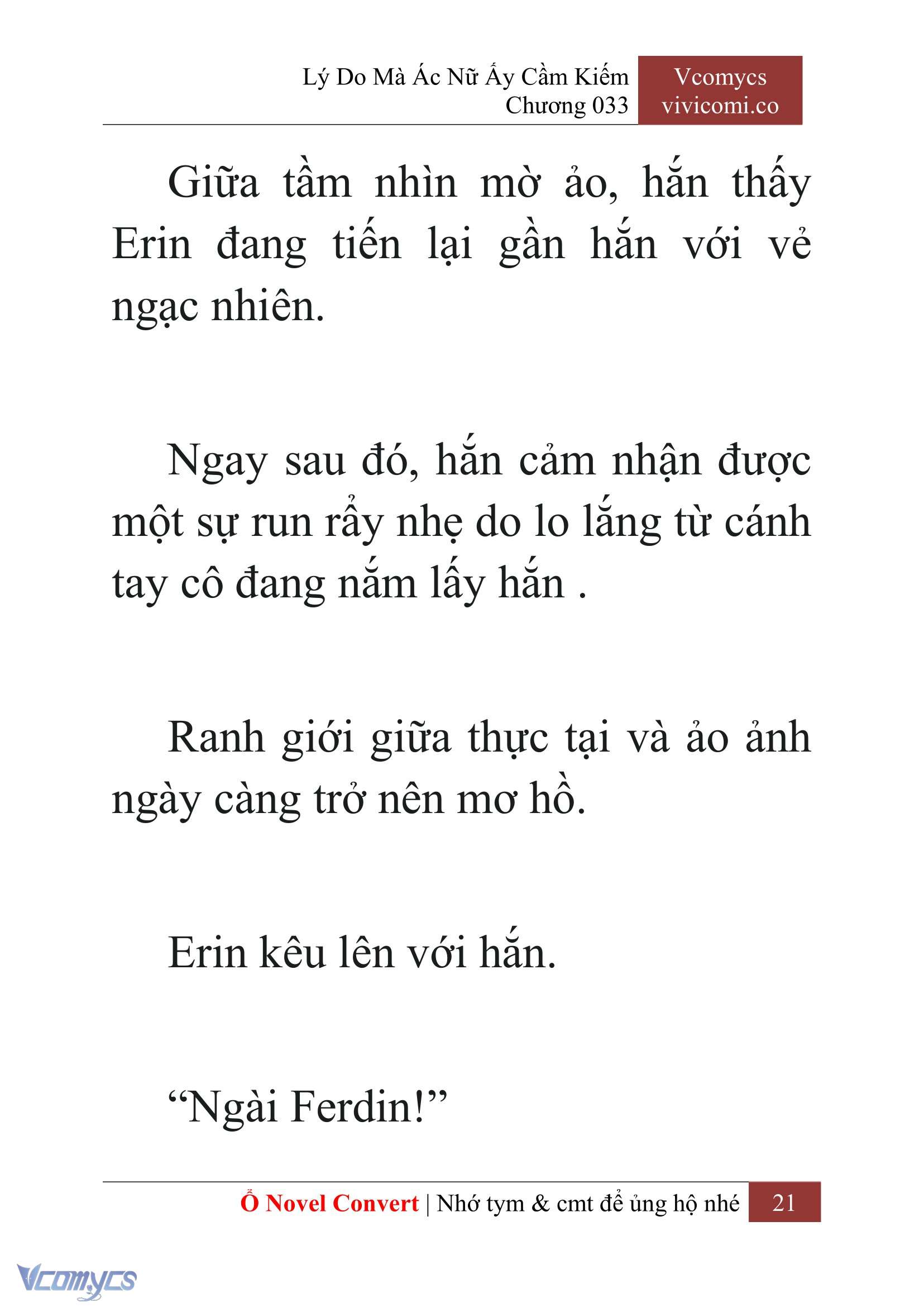 [Novel] Lý Do Mà Ác Nữ Ấy Cầm Kiếm Chap 33 - Trang 2