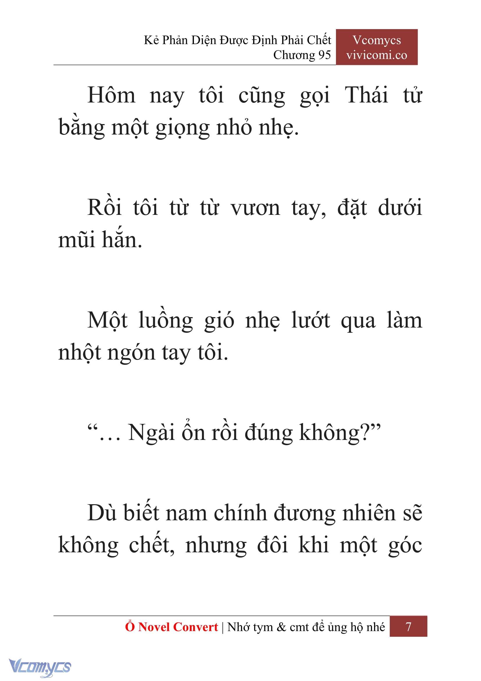 [Novel] Kẻ Phản Diện Được Định Phải Chết Chap 95 - Trang 2