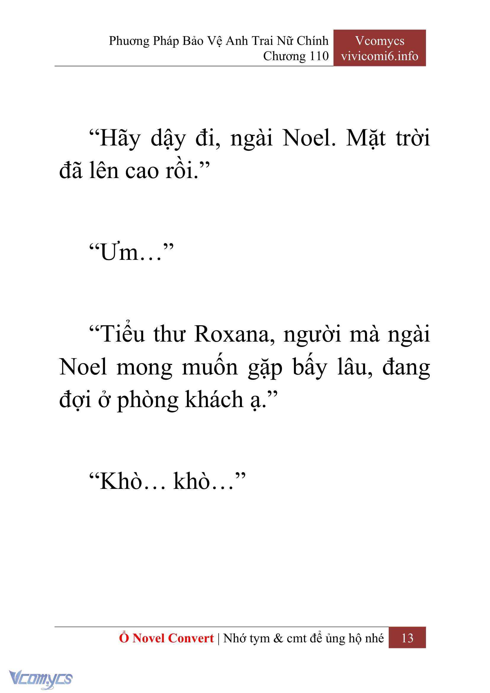 [Novel] Phương Pháp Bảo Vệ Anh Trai Nữ Chính Chap 110 - Trang 2