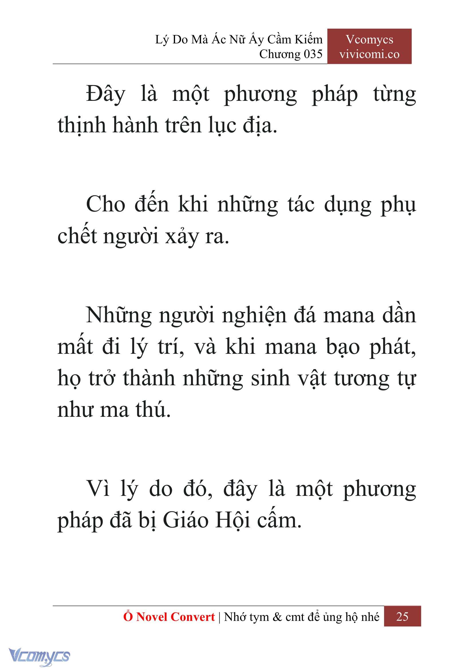 [Novel] Lý Do Mà Ác Nữ Ấy Cầm Kiếm Chap 35 - Trang 2