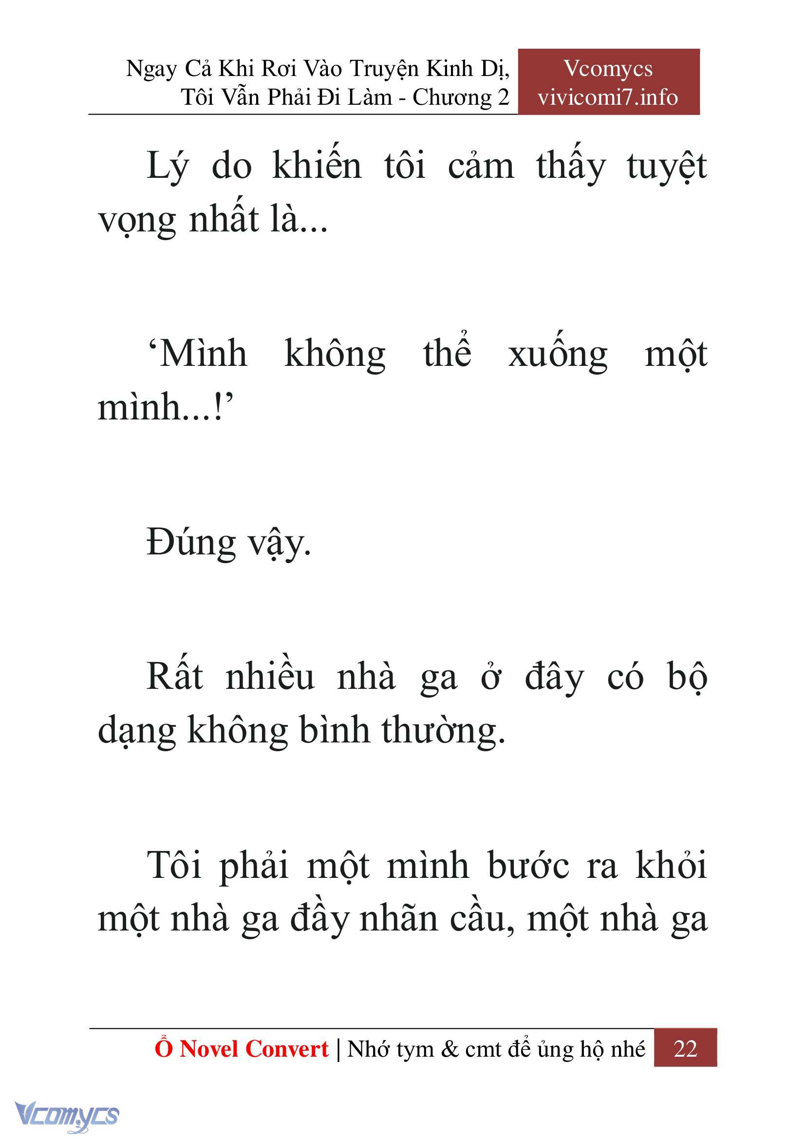 [Novel] Ngay Cả Khi Rơi Vào Truyện Kinh Dị, Tôi Vẫn Phải Đi Làm Chap 2 - Trang 2