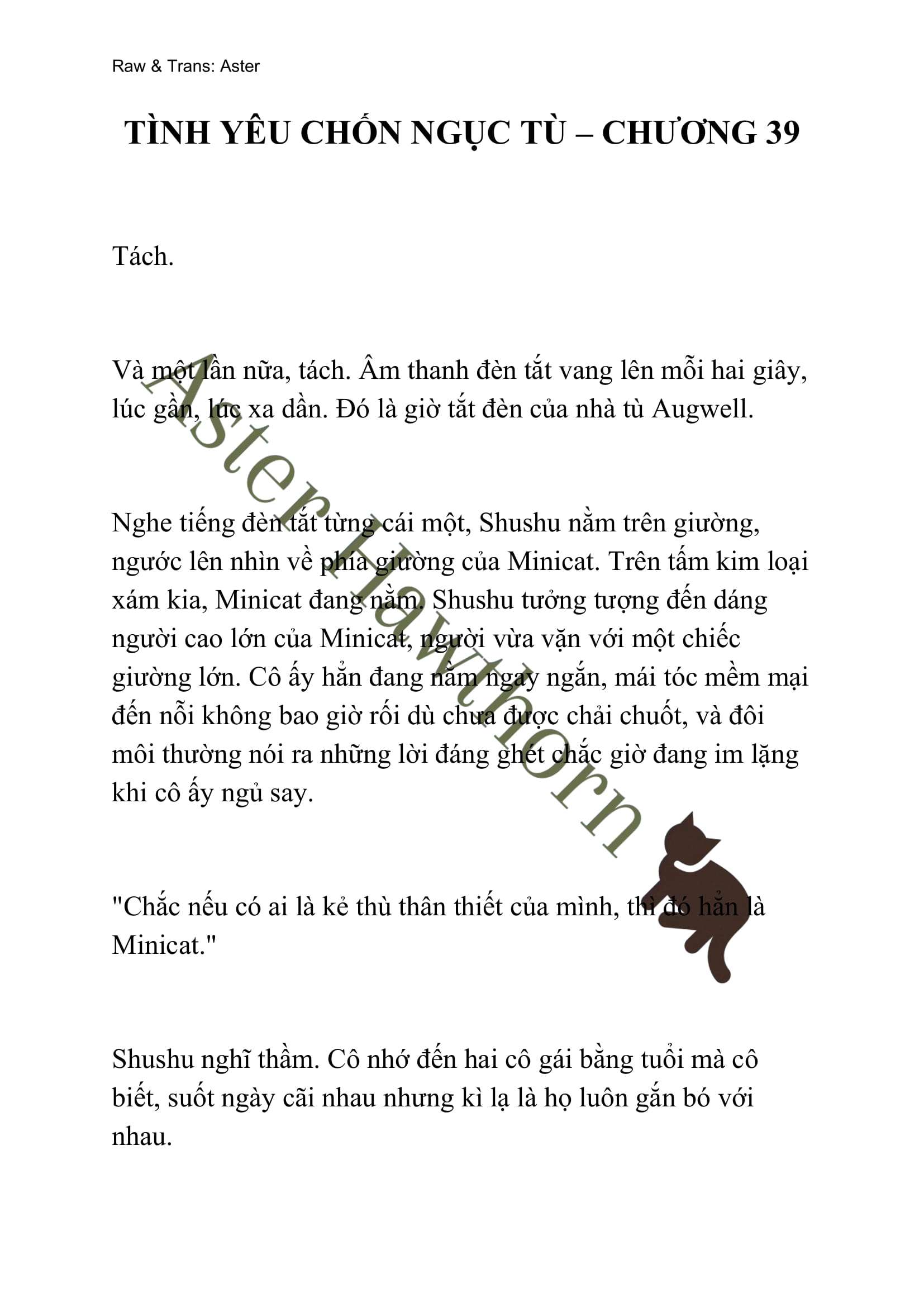 [NOVEL] Tình Yêu Chốn Ngục Tù Chap 39 - Trang 2