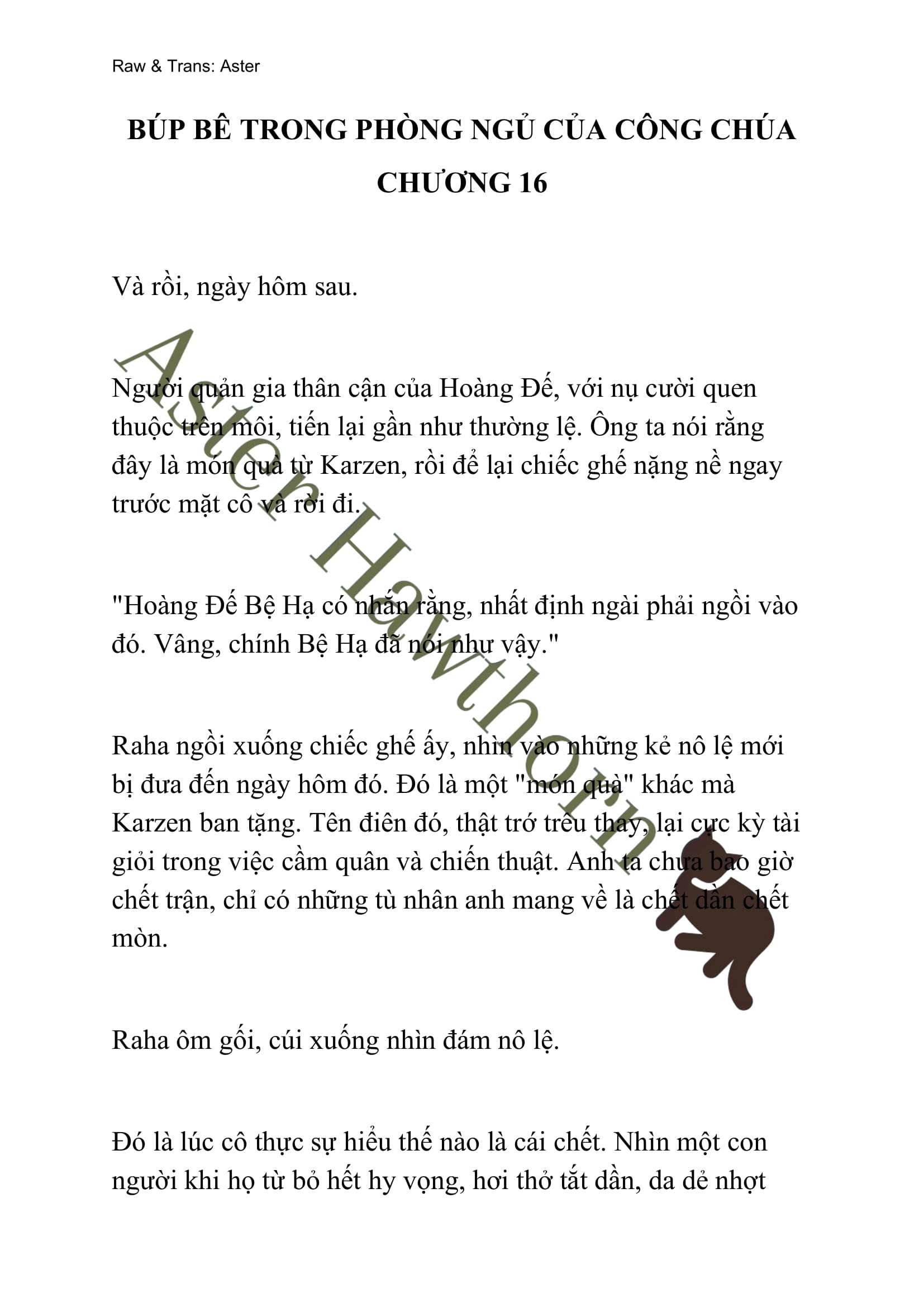 [NOVEL] Búp Bê Trong Phòng Ngủ Của Công Chúa Chap 16 - Trang 2