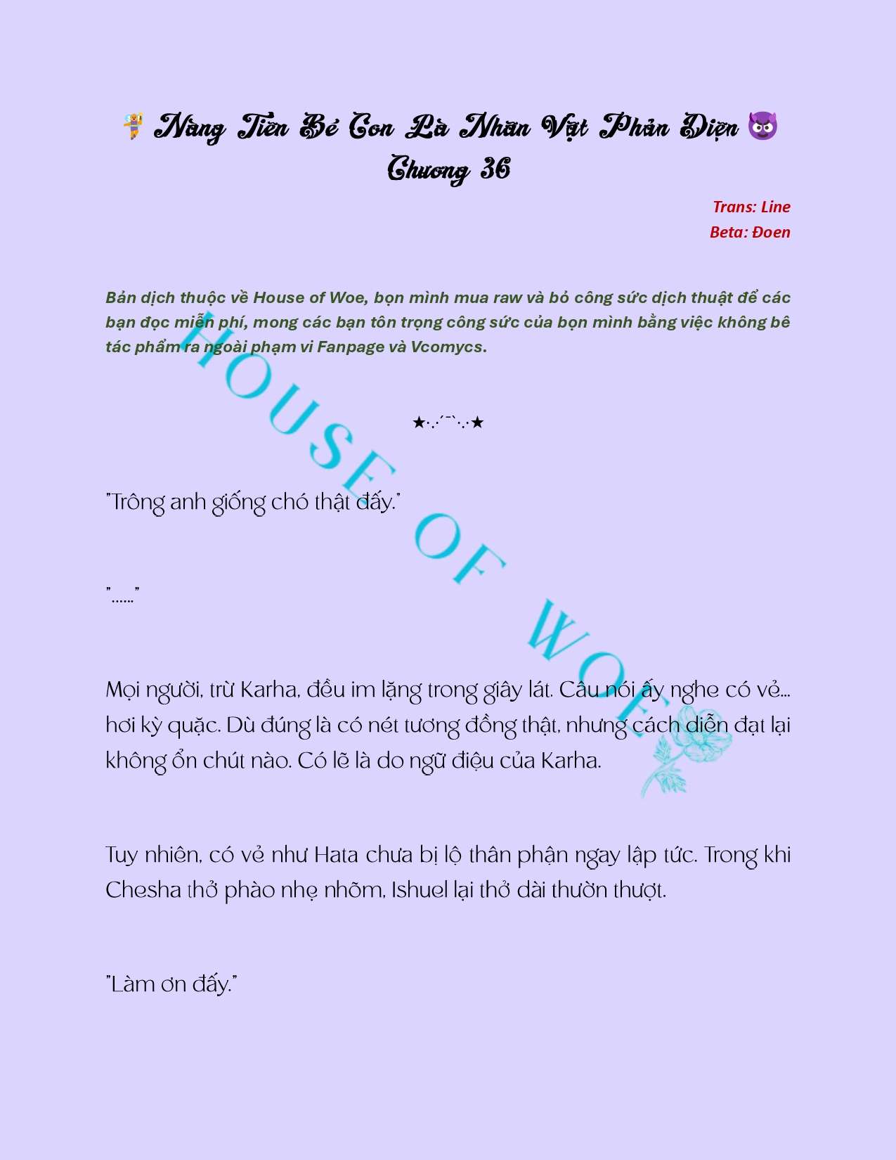 [NOVEL] NÀNG TIÊN BÉ CON LÀ NHÂN VẬT PHẢN DIỆN Chap 36 - Trang 2