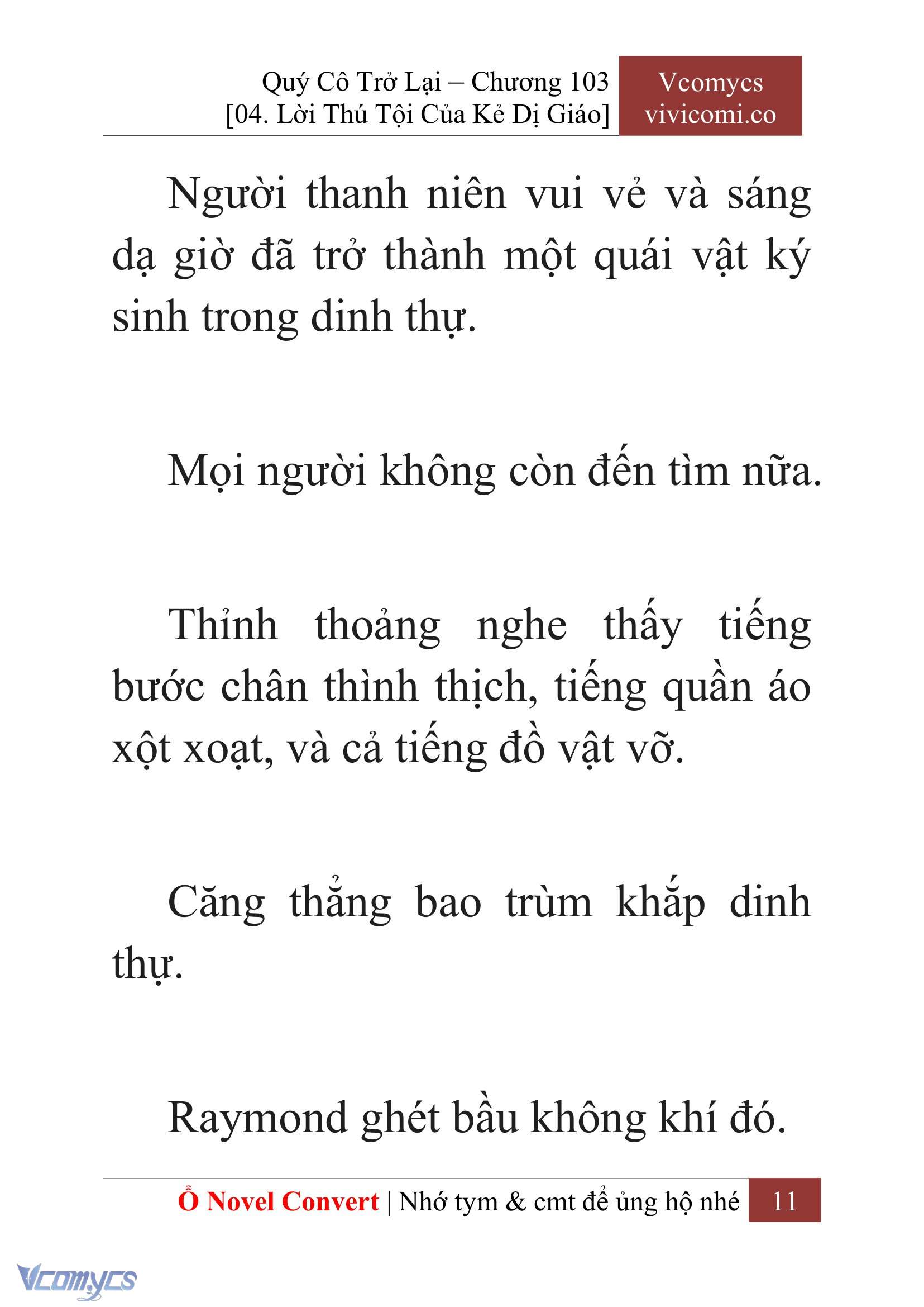 [Novel] Quý Cô Trở Lại Chap 103 - Trang 2
