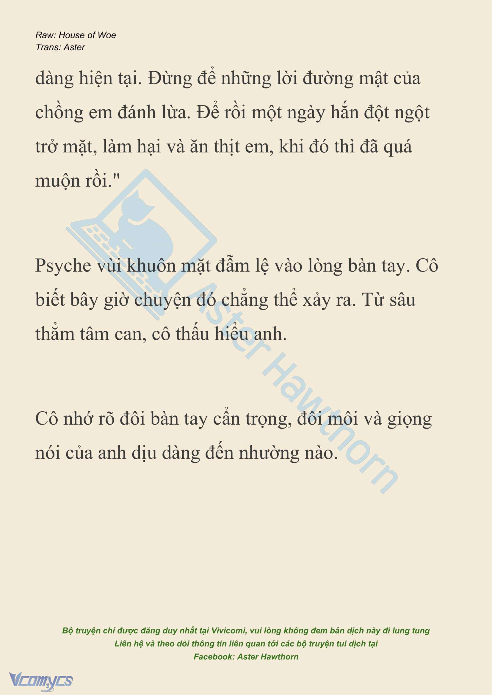 [NOVEL] Dành Cho Các Nữ Thần: Dành cho Psyche Chap 34 - Next 