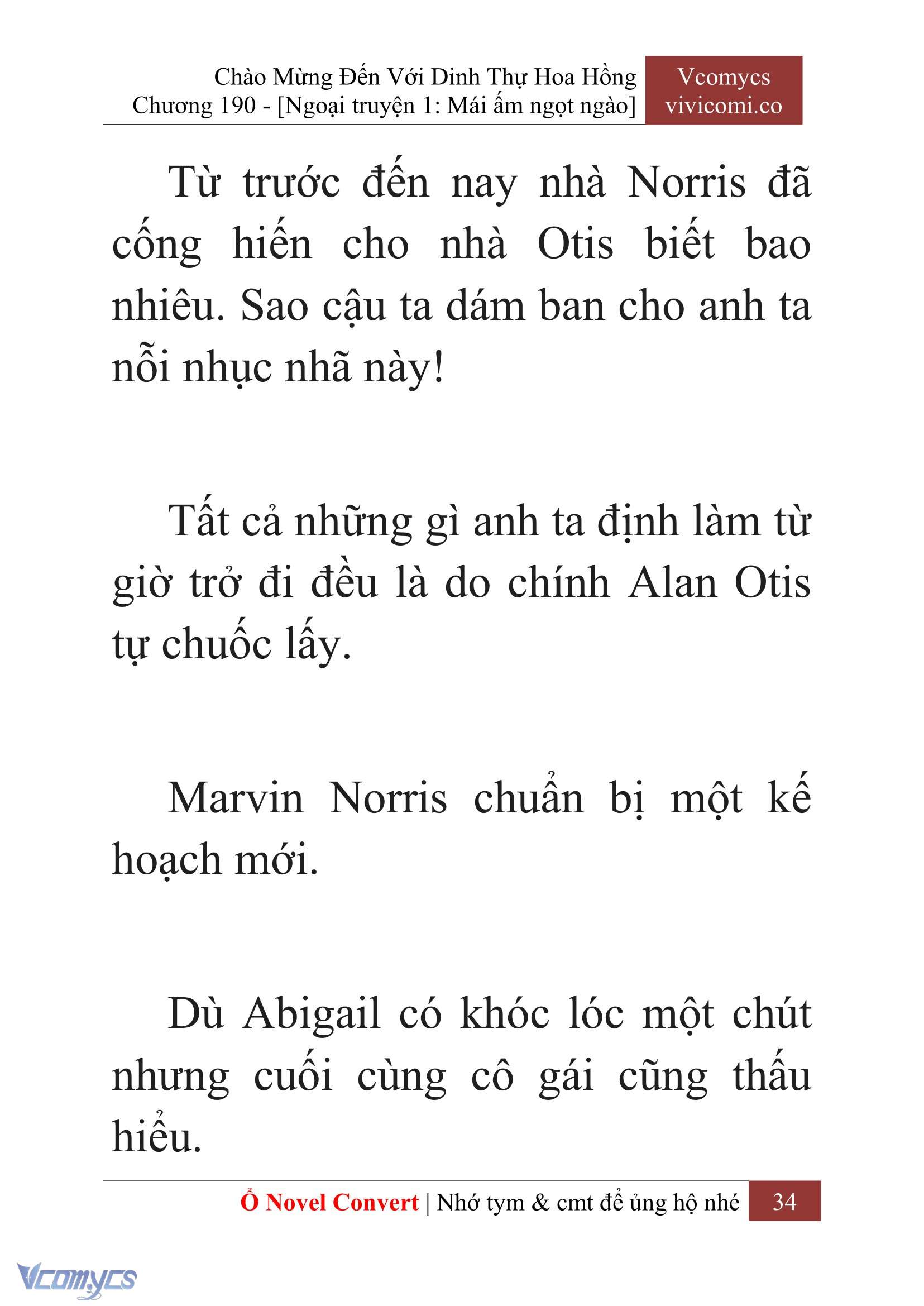 [Novel] Chào Mừng Đến Với Dinh Thự Hoa Hồng Chap 190 - Trang 2