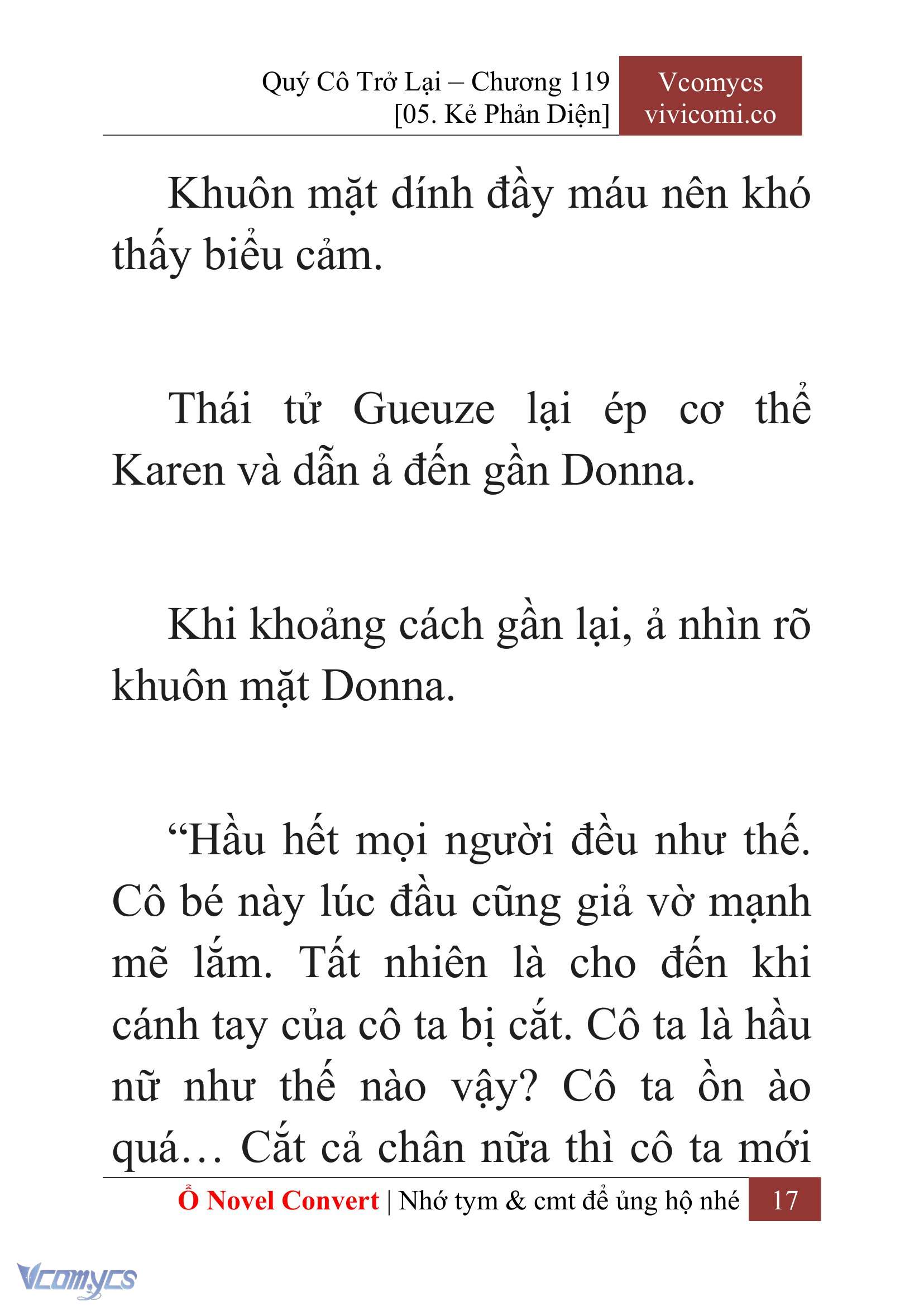[Novel] Quý Cô Trở Lại Chap 119 - Trang 2
