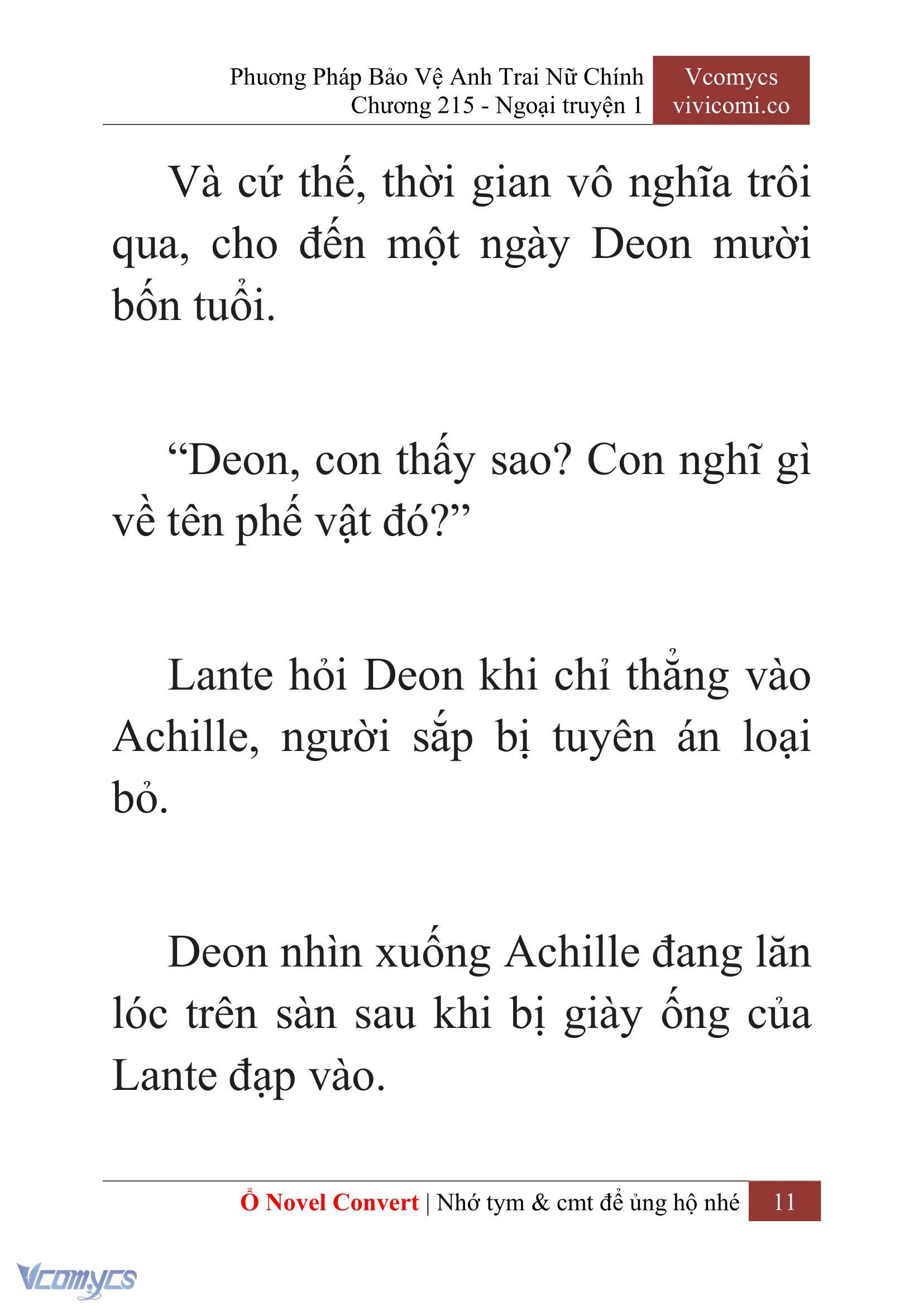 [Novel] Phương Pháp Bảo Vệ Anh Trai Nữ Chính Chap 215 - Trang 2