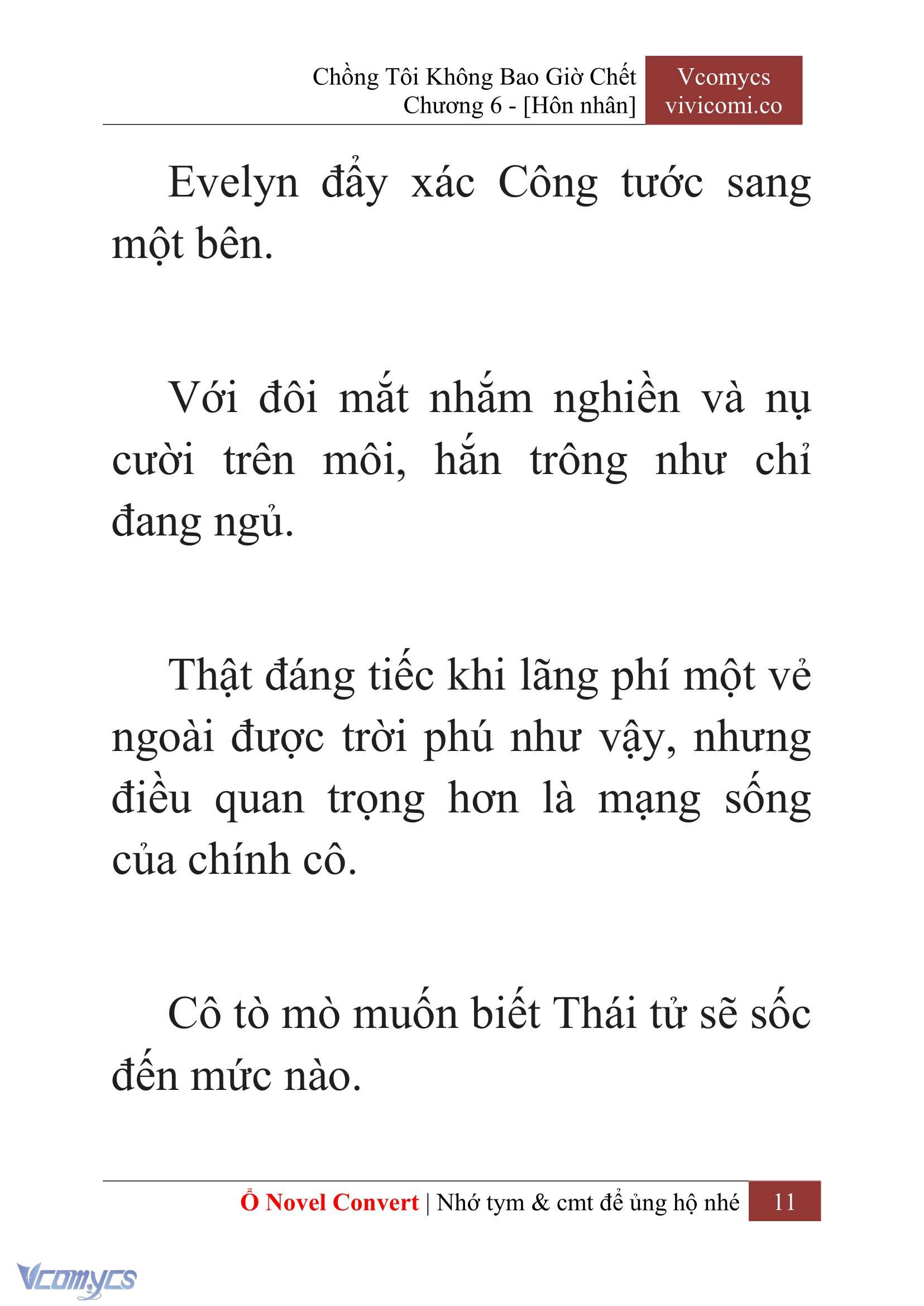 [Novel] Chồng Tôi Không Bao Giờ Chết Chap 6 - Trang 2