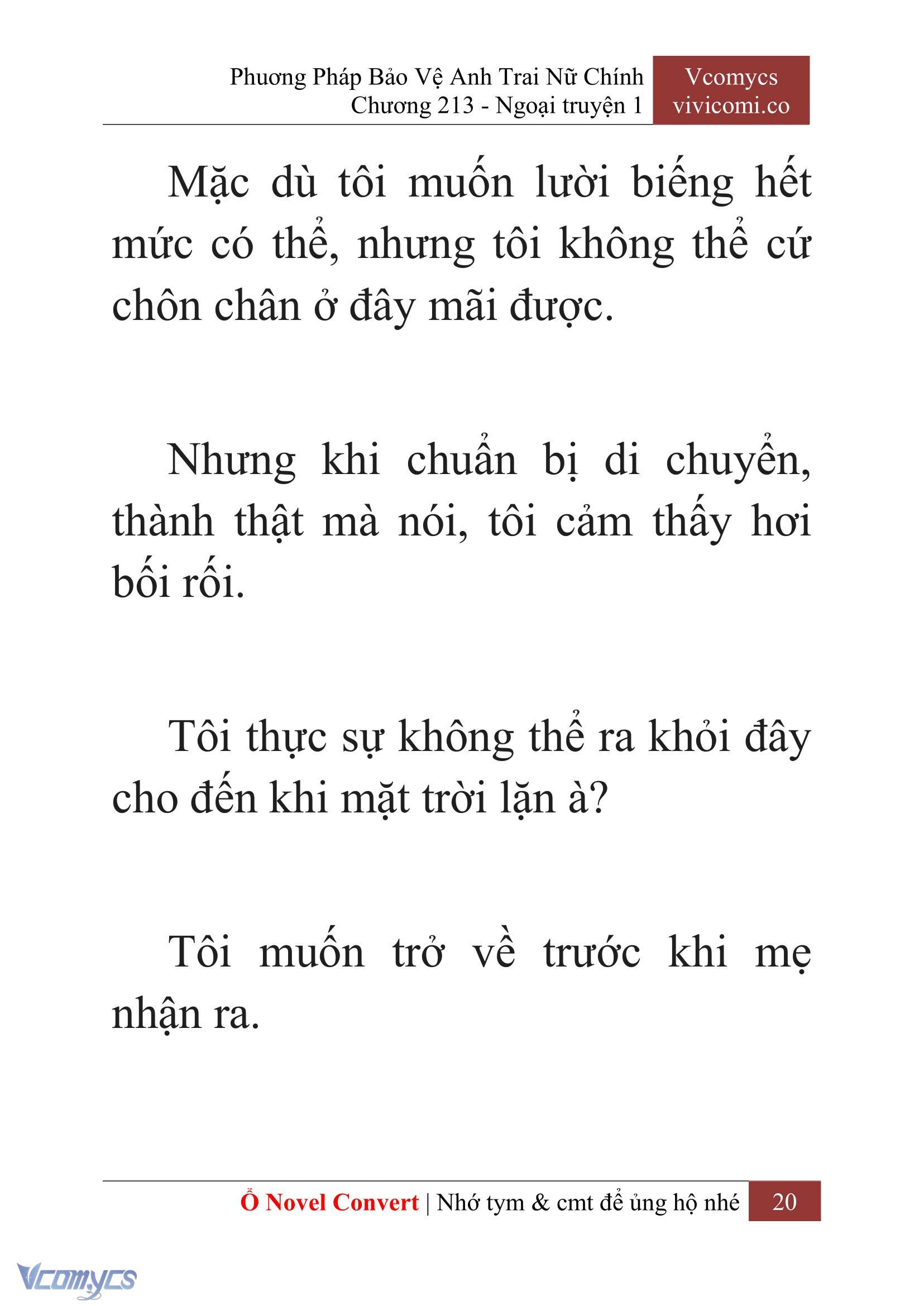 [Novel] Phương Pháp Bảo Vệ Anh Trai Nữ Chính Chap 213 - Trang 2
