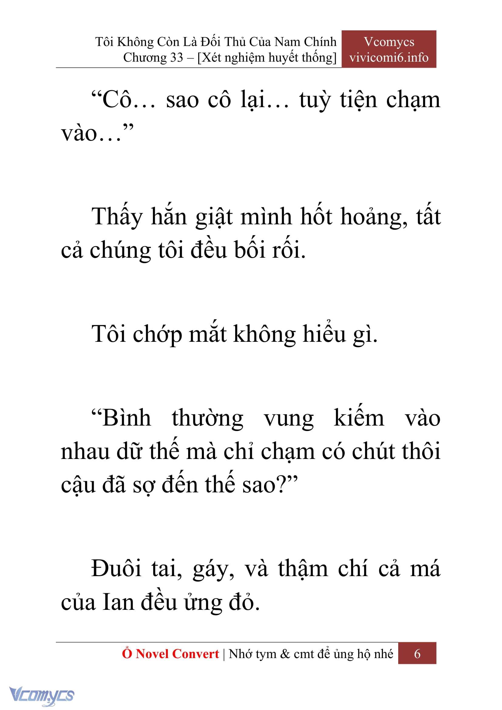 [Novel] Tôi Không Còn Là Đối Thủ Của Nam Chính Chap 33 - Trang 2