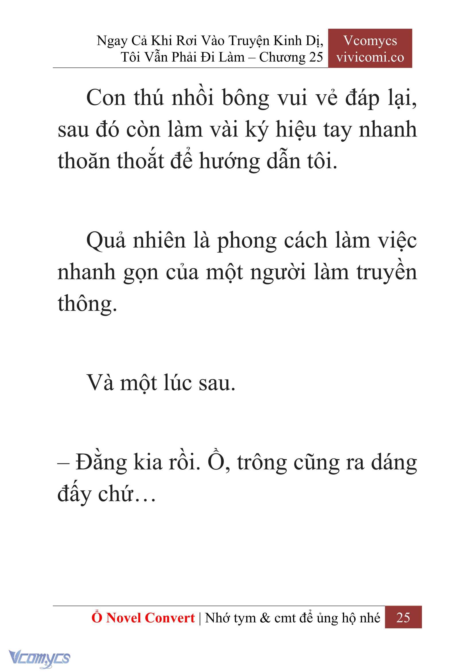 [Novel] Ngay Cả Khi Rơi Vào Truyện Kinh Dị, Tôi Vẫn Phải Đi Làm Chap 25 - Trang 2