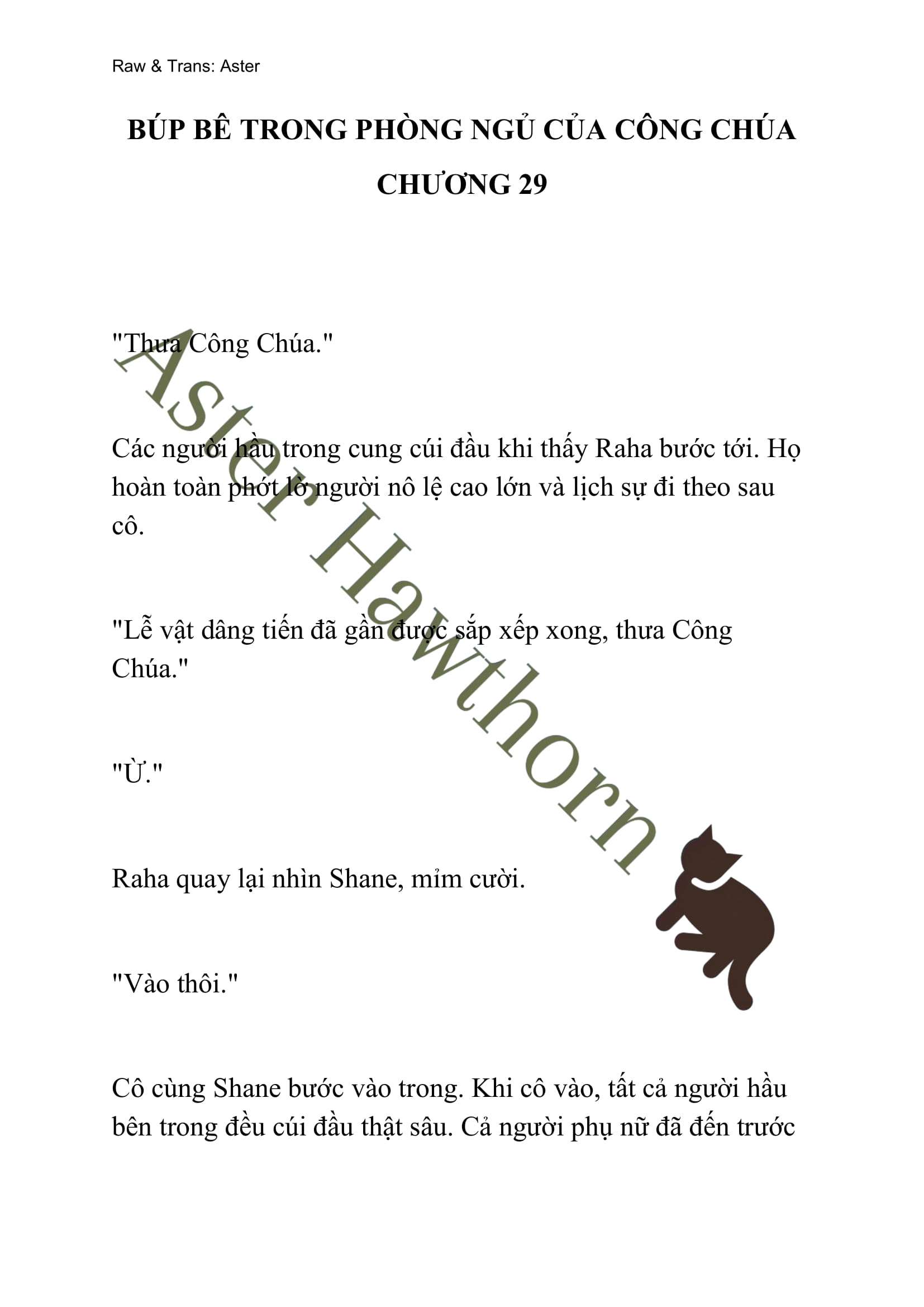 [NOVEL] Búp Bê Trong Phòng Ngủ Của Công Chúa Chap 29 - Trang 2