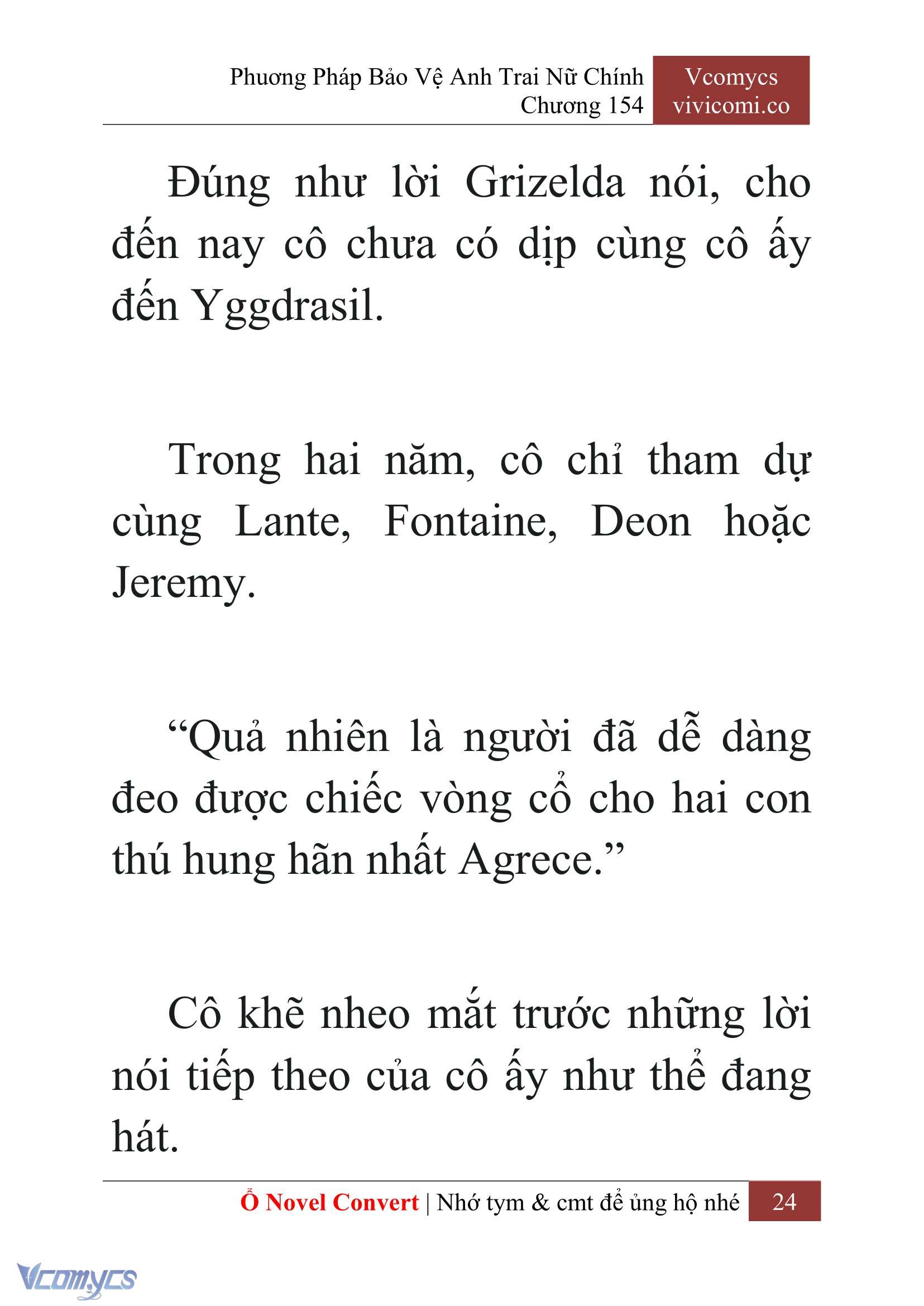 [Novel] Phương Pháp Bảo Vệ Anh Trai Nữ Chính Chap 154 - Trang 2