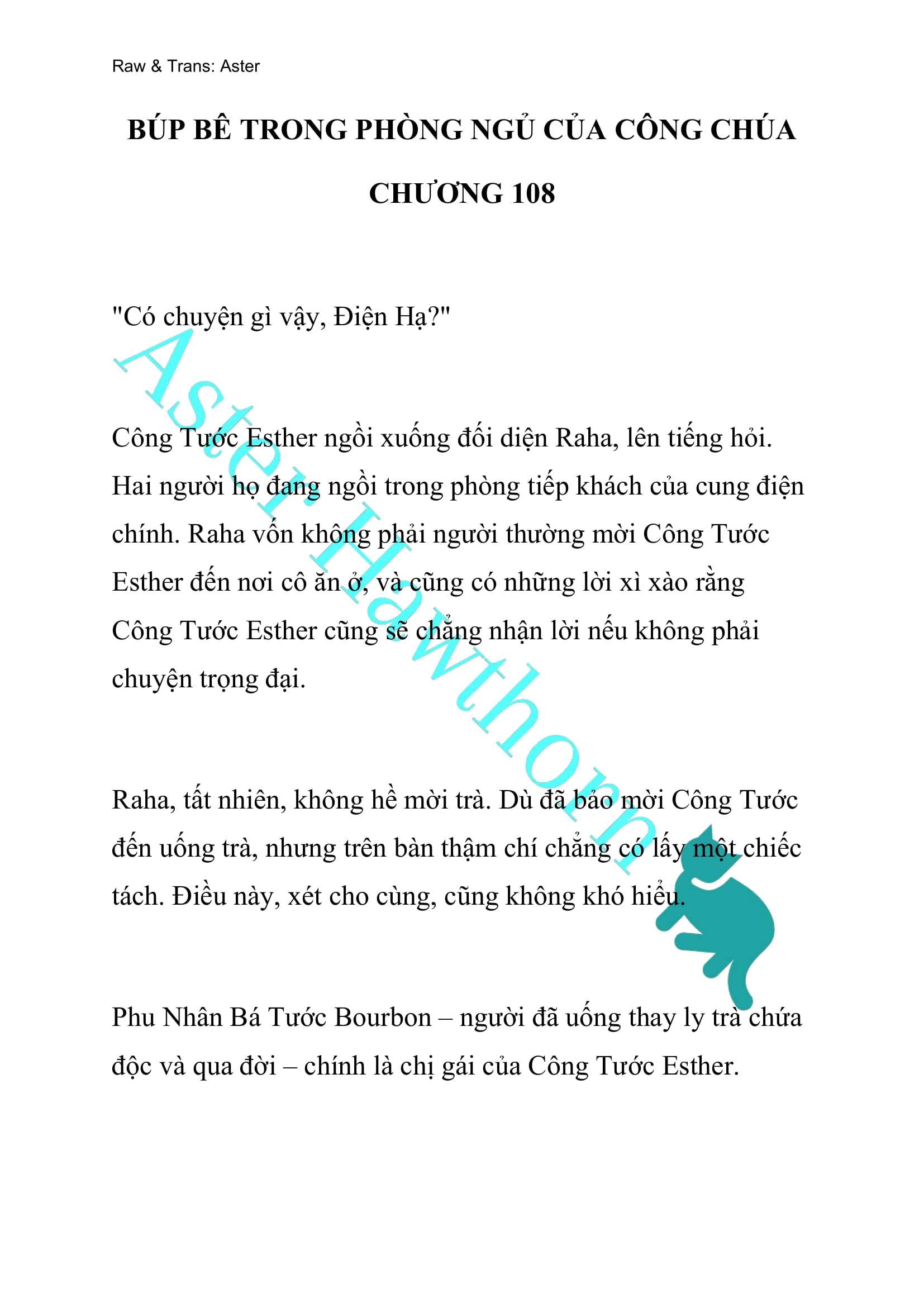 [NOVEL] Búp Bê Trong Phòng Ngủ Của Công Chúa Chap 108 - Trang 2