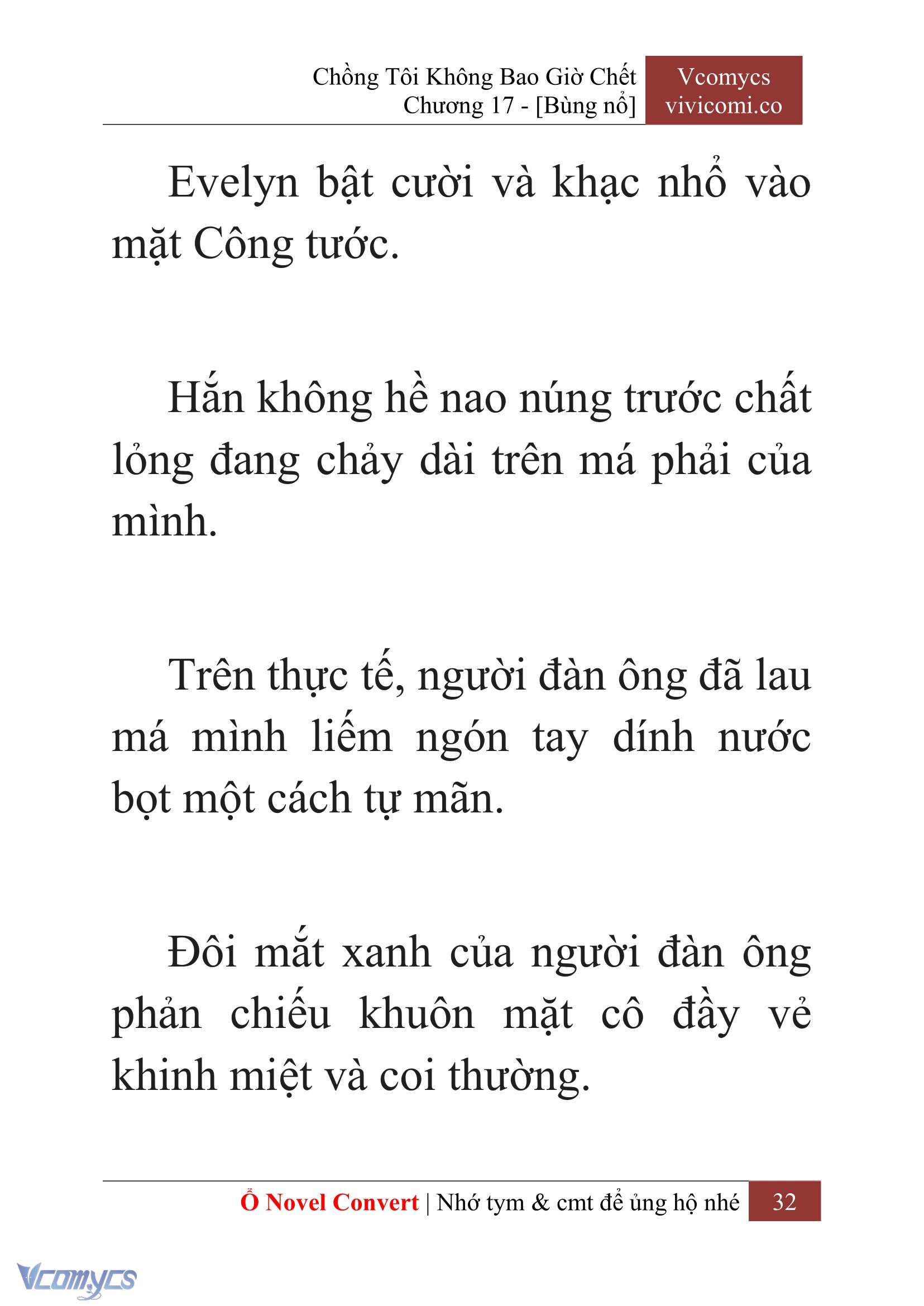 [Novel] Chồng Tôi Không Bao Giờ Chết Chap 17 - Trang 2