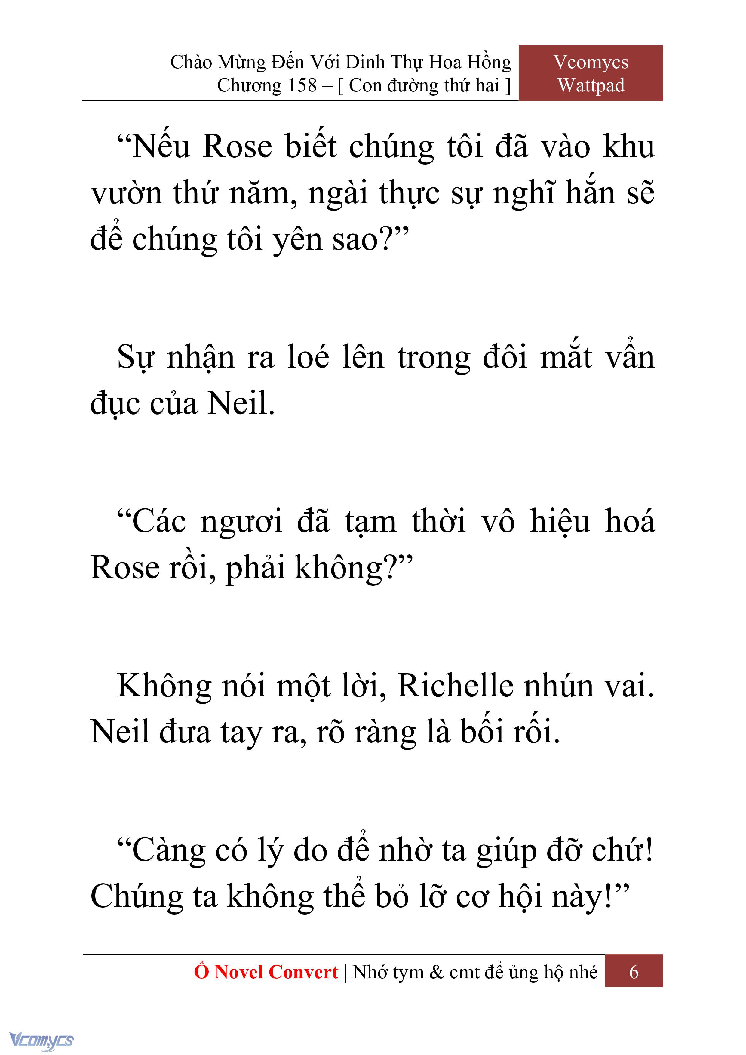 [Novel] Chào Mừng Đến Với Dinh Thự Hoa Hồng Chap 158 - Trang 2