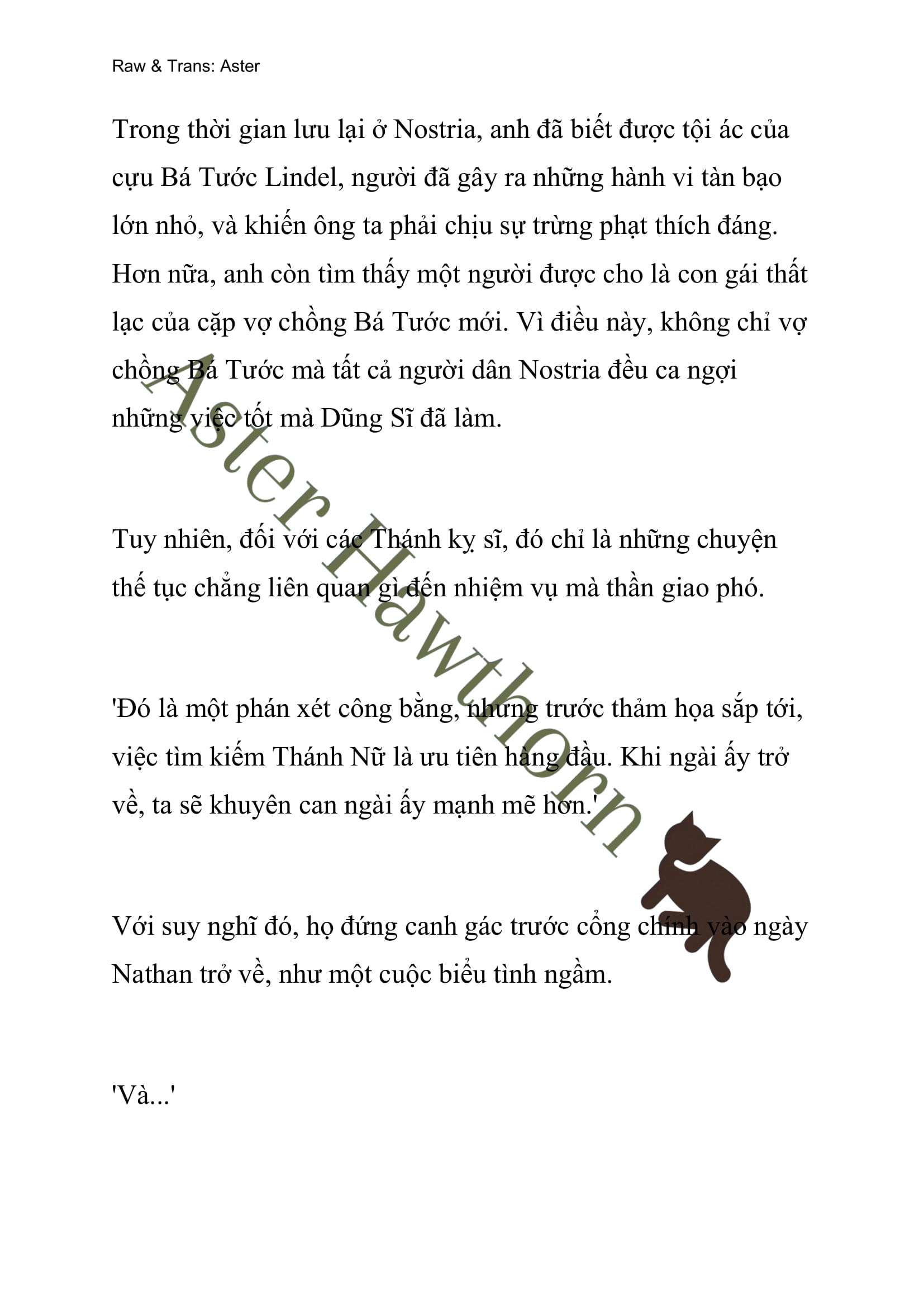 [NOVEL] Anh Hùng Khao Khát Sự Sa Ngã Của Thánh Nữ Chap 24 - Trang 2