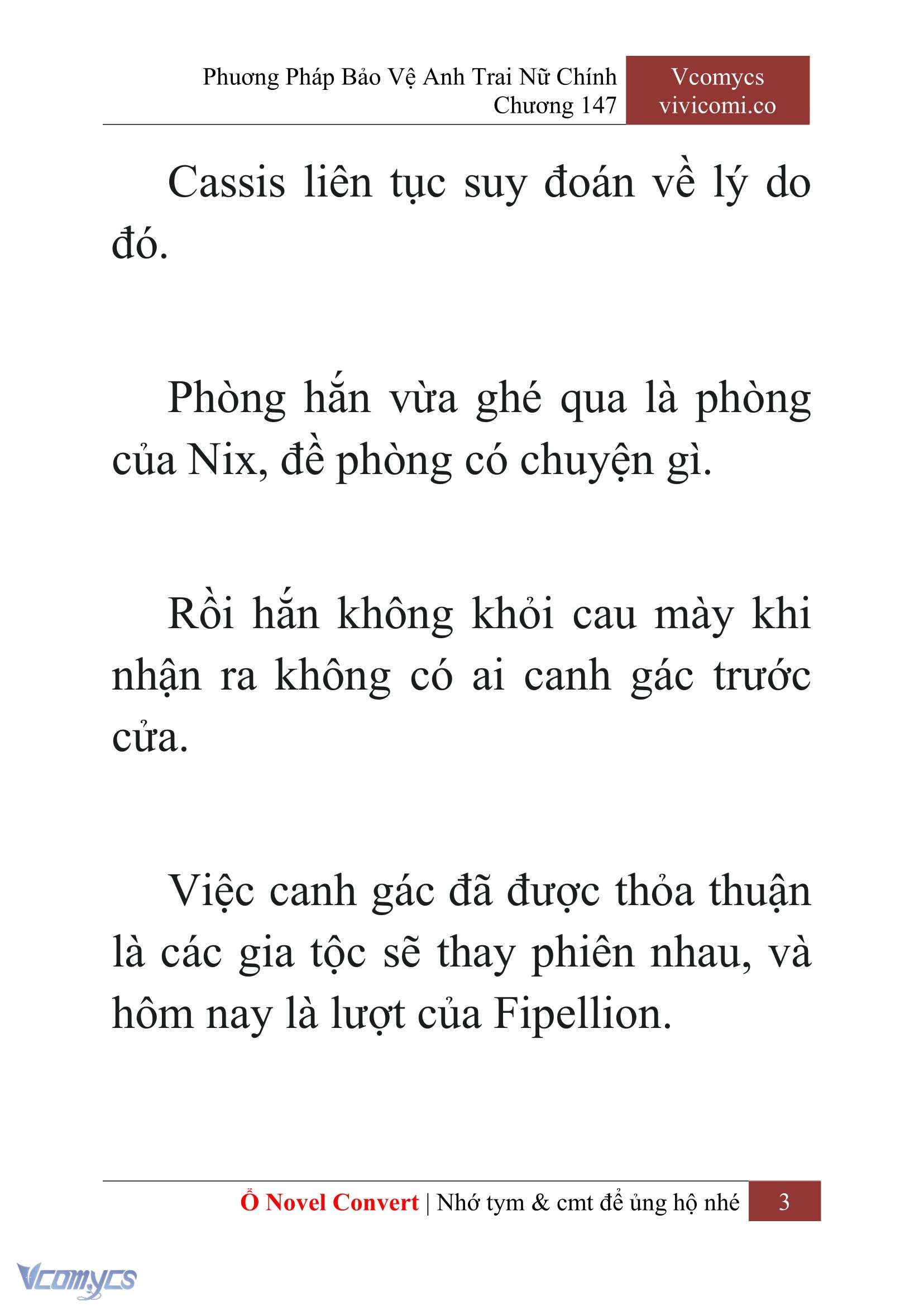 [Novel] Phương Pháp Bảo Vệ Anh Trai Nữ Chính Chap 147 - Trang 2