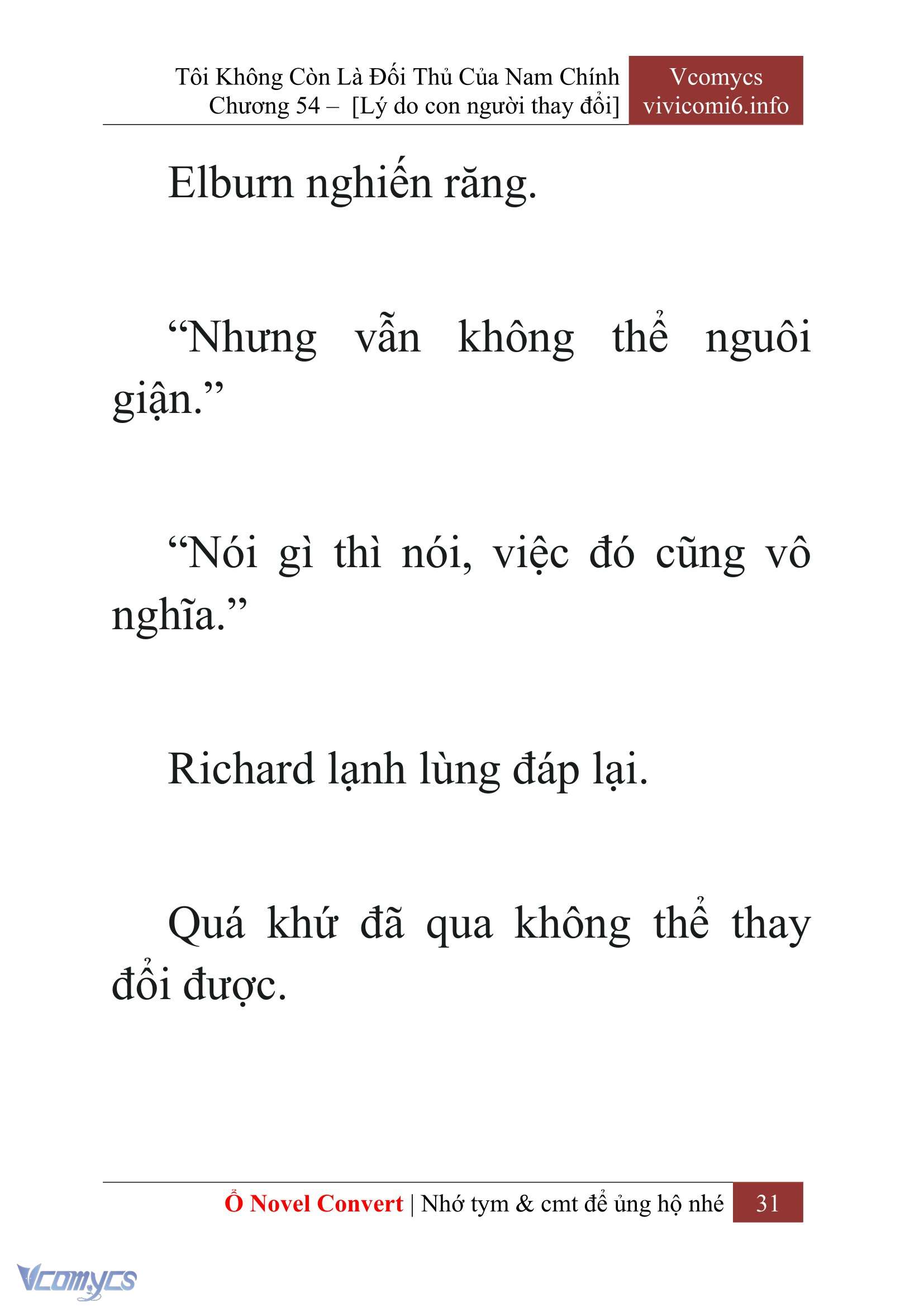 [Novel] Tôi Không Còn Là Đối Thủ Của Nam Chính Chap 54 - Trang 2