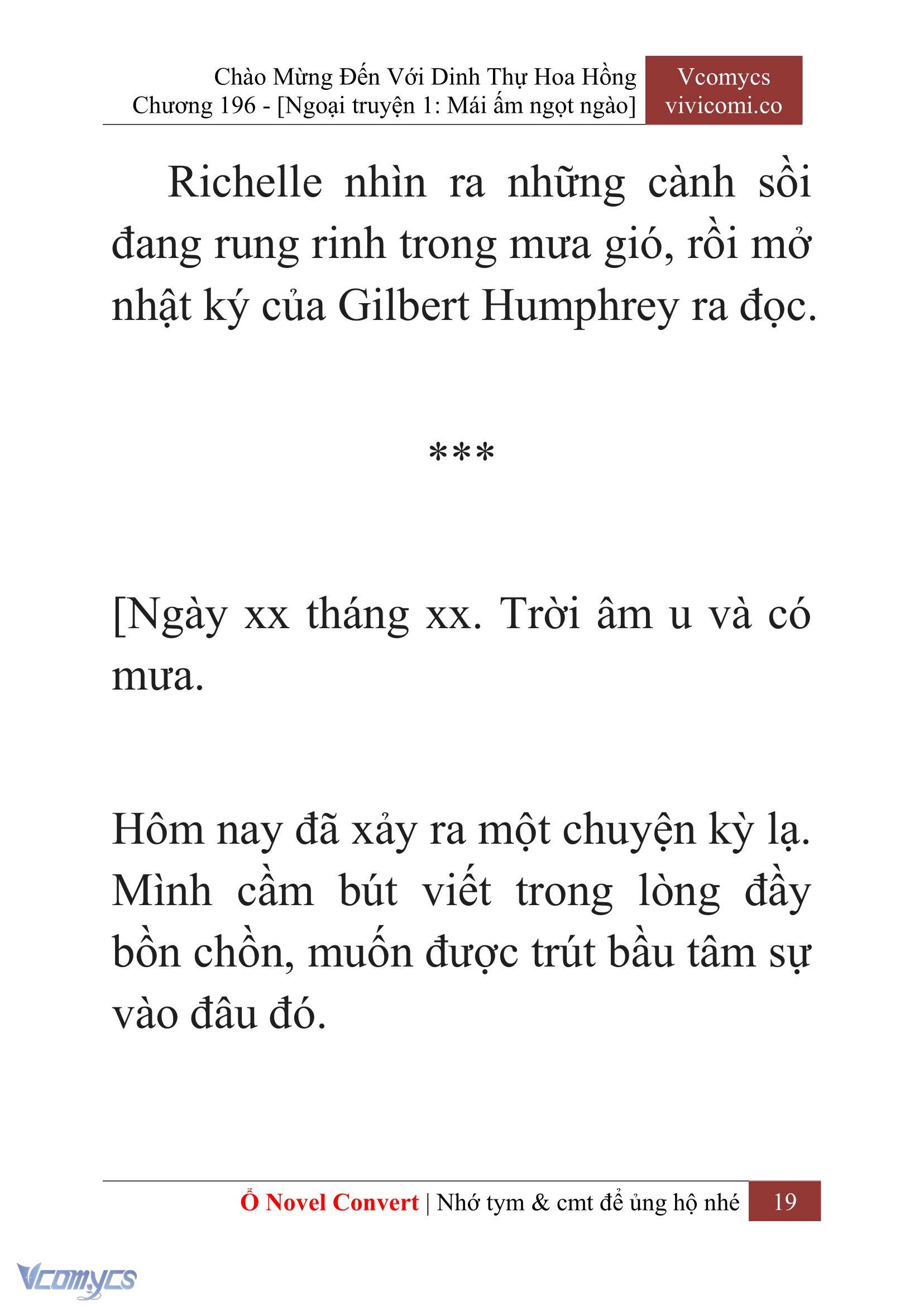 [Novel] Chào Mừng Đến Với Dinh Thự Hoa Hồng Chap 196 - Trang 2