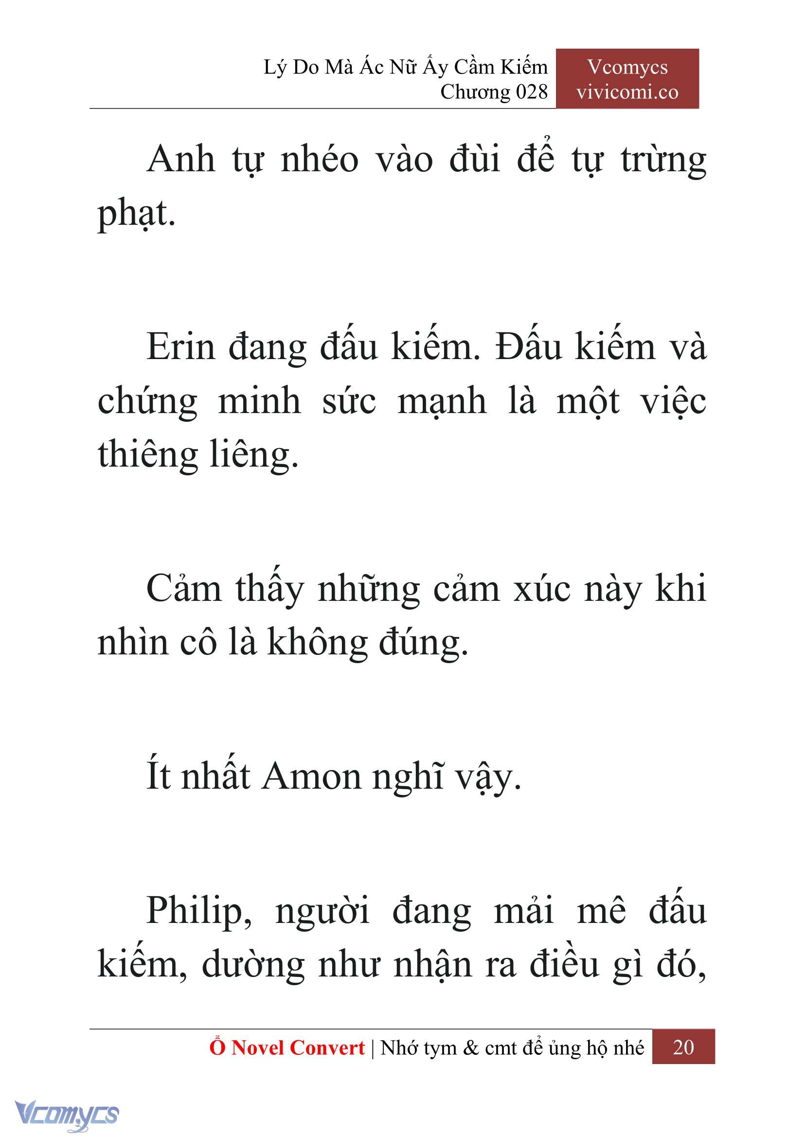 [Novel] Lý Do Mà Ác Nữ Ấy Cầm Kiếm Chap 28 - Trang 2