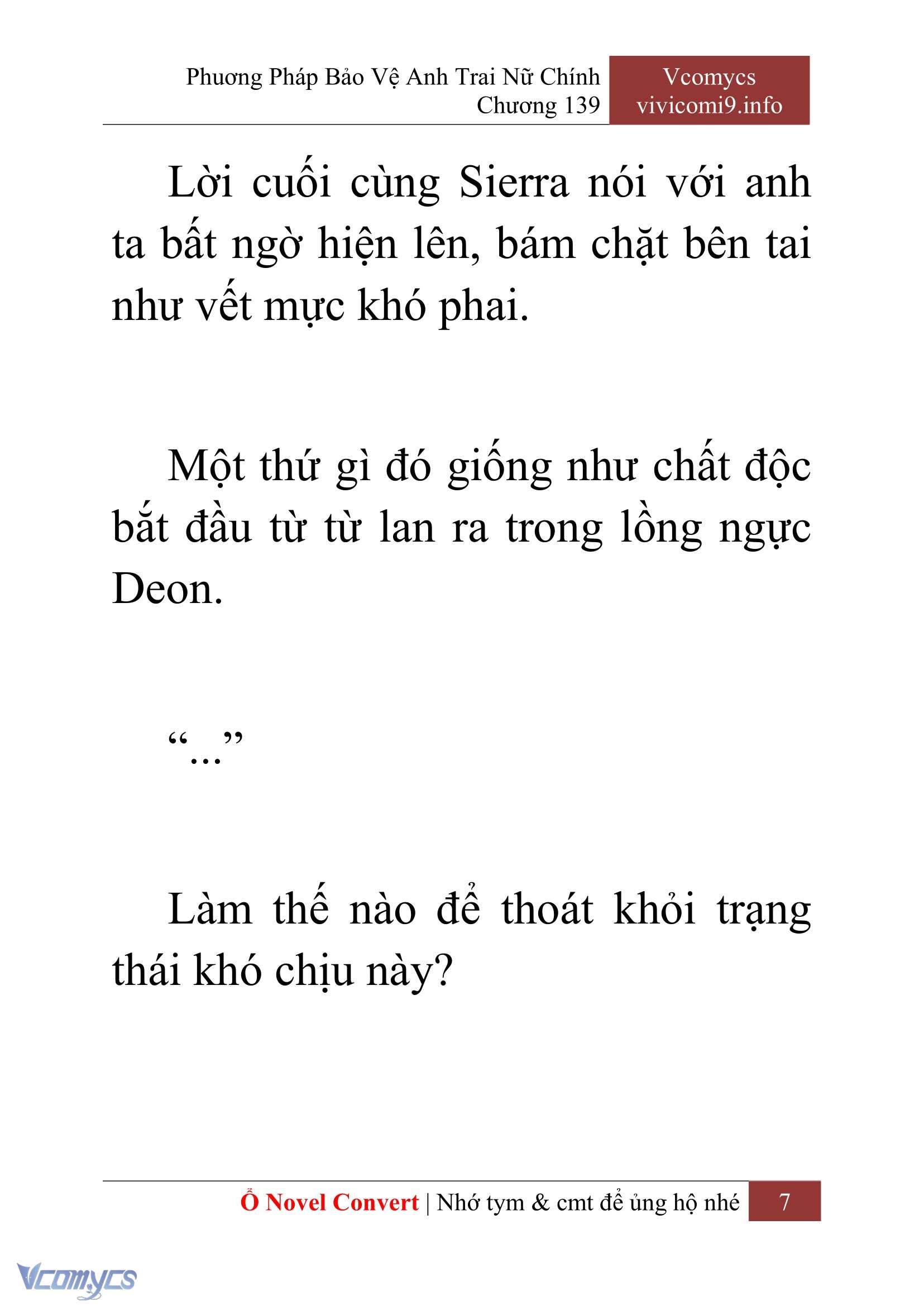 [Novel] Phương Pháp Bảo Vệ Anh Trai Nữ Chính Chap 139 - Trang 2