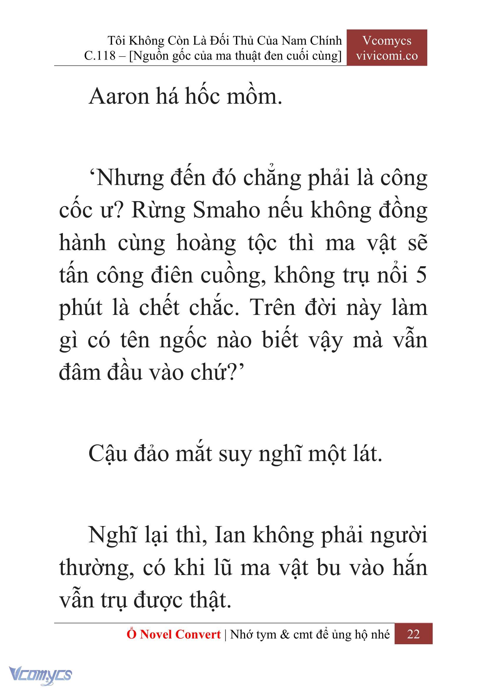 [Novel] Tôi Không Còn Là Đối Thủ Của Nam Chính Chap 118 - Trang 2