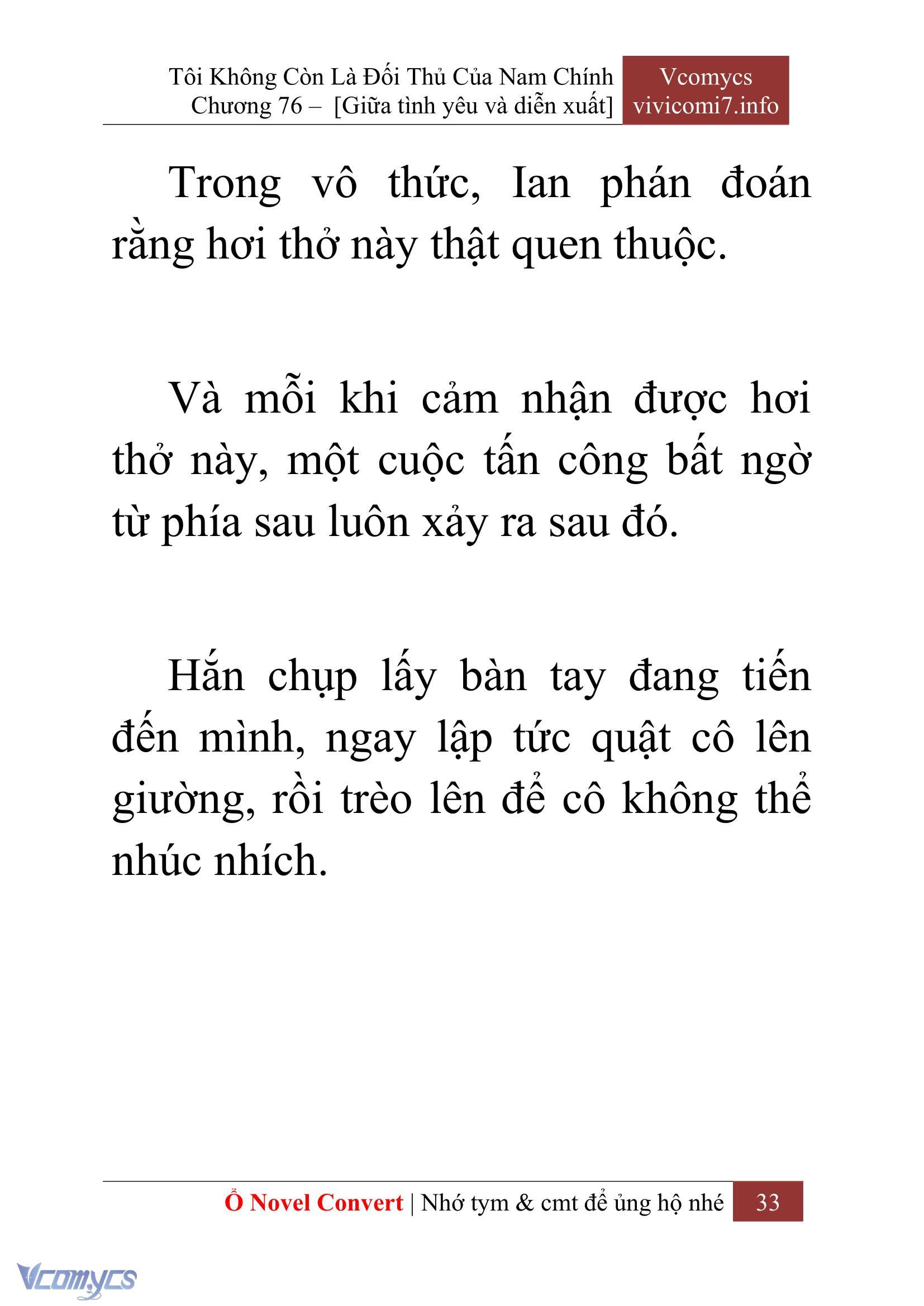 [Novel] Tôi Không Còn Là Đối Thủ Của Nam Chính Chap 76 - Trang 2