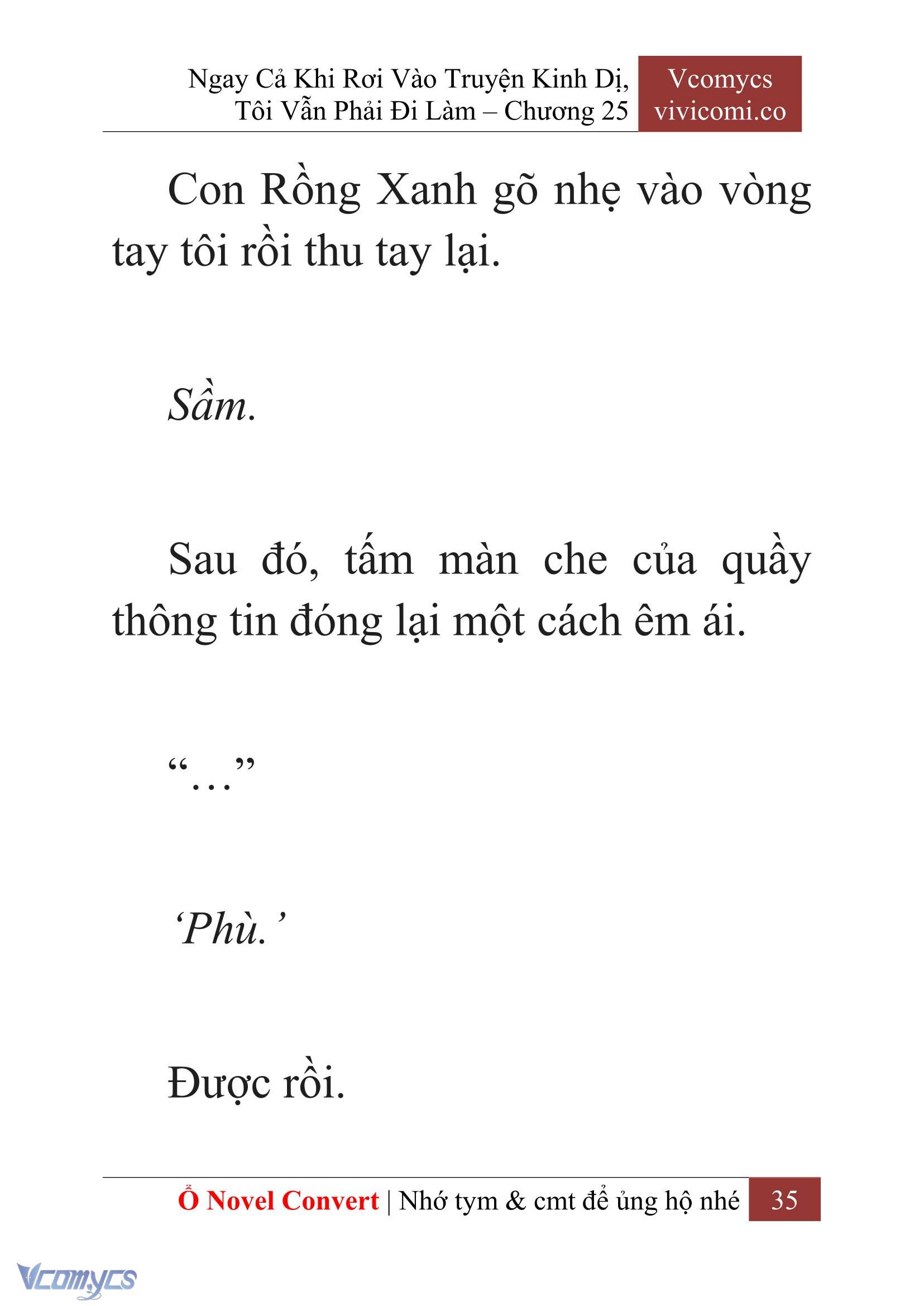 [Novel] Ngay Cả Khi Rơi Vào Truyện Kinh Dị, Tôi Vẫn Phải Đi Làm Chap 25 - Trang 2