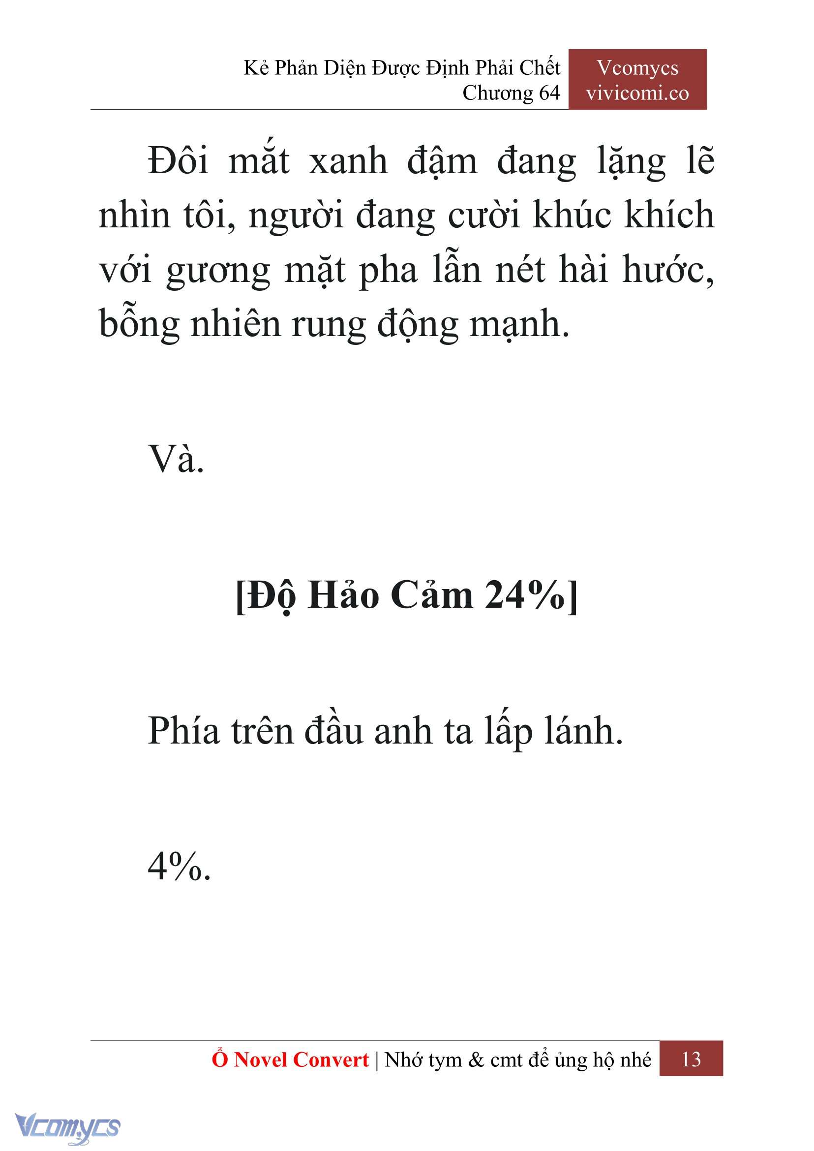 [Novel] Kẻ Phản Diện Được Định Phải Chết Chap 64 - Trang 2