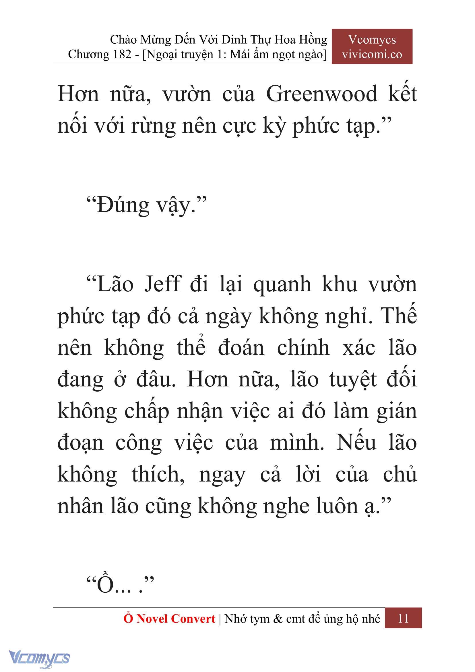 [Novel] Chào Mừng Đến Với Dinh Thự Hoa Hồng Chap 182 - Trang 2