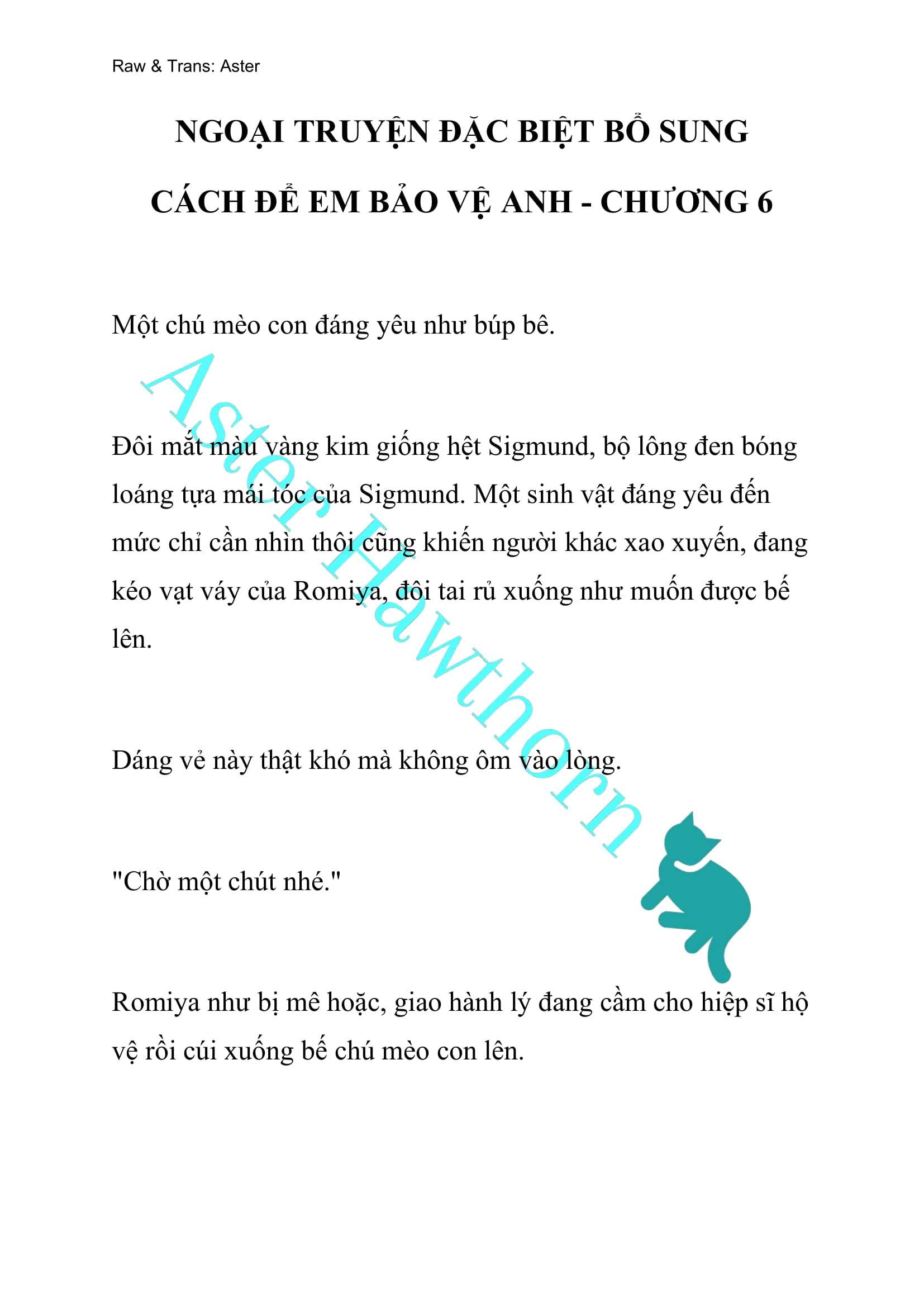 [NOVEL] Ngoại Truyện Cách Để Em Bảo Vệ Anh Chap 103 - Trang 2